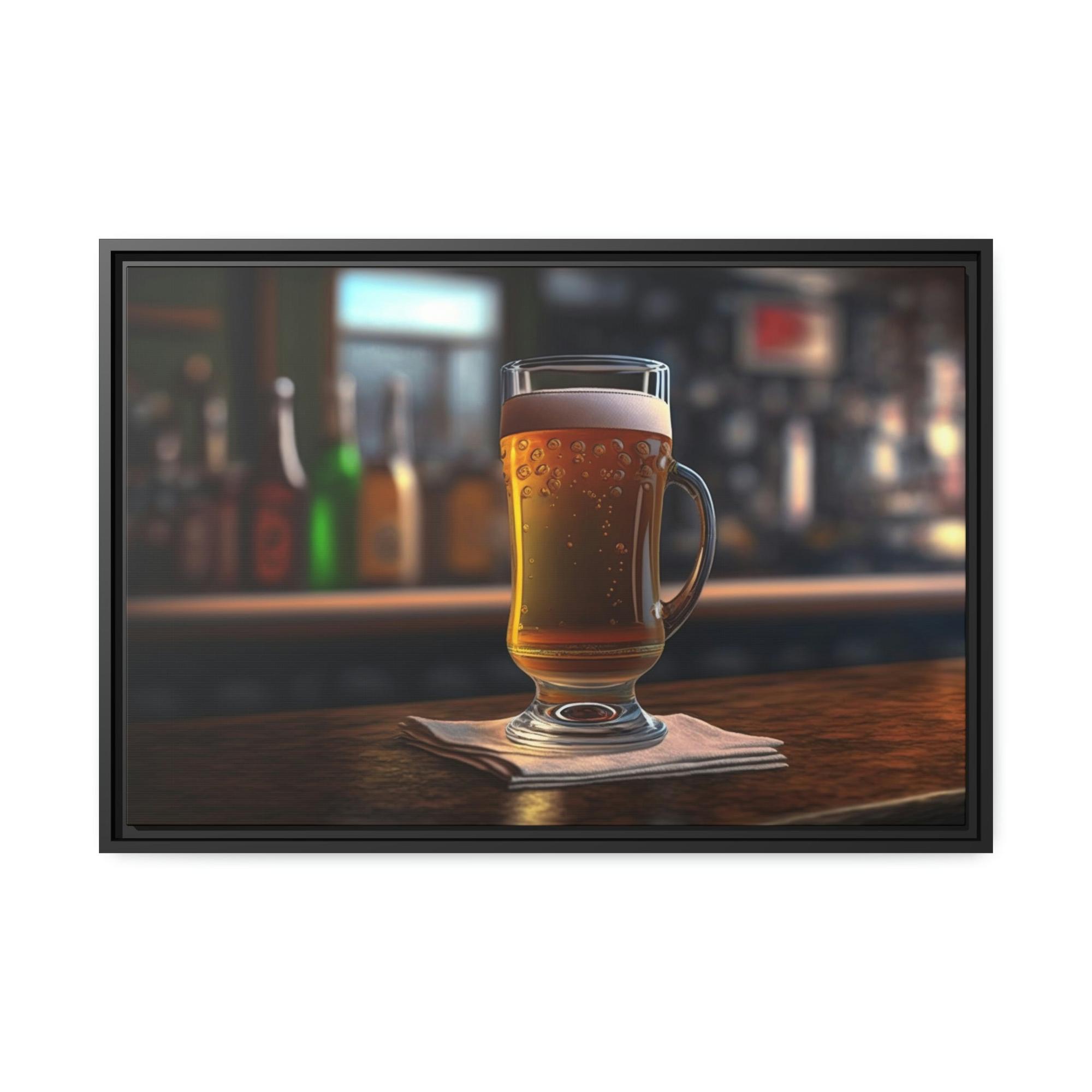 undefined Drink in the Art: Framed Beer Posters for Your Home Bar