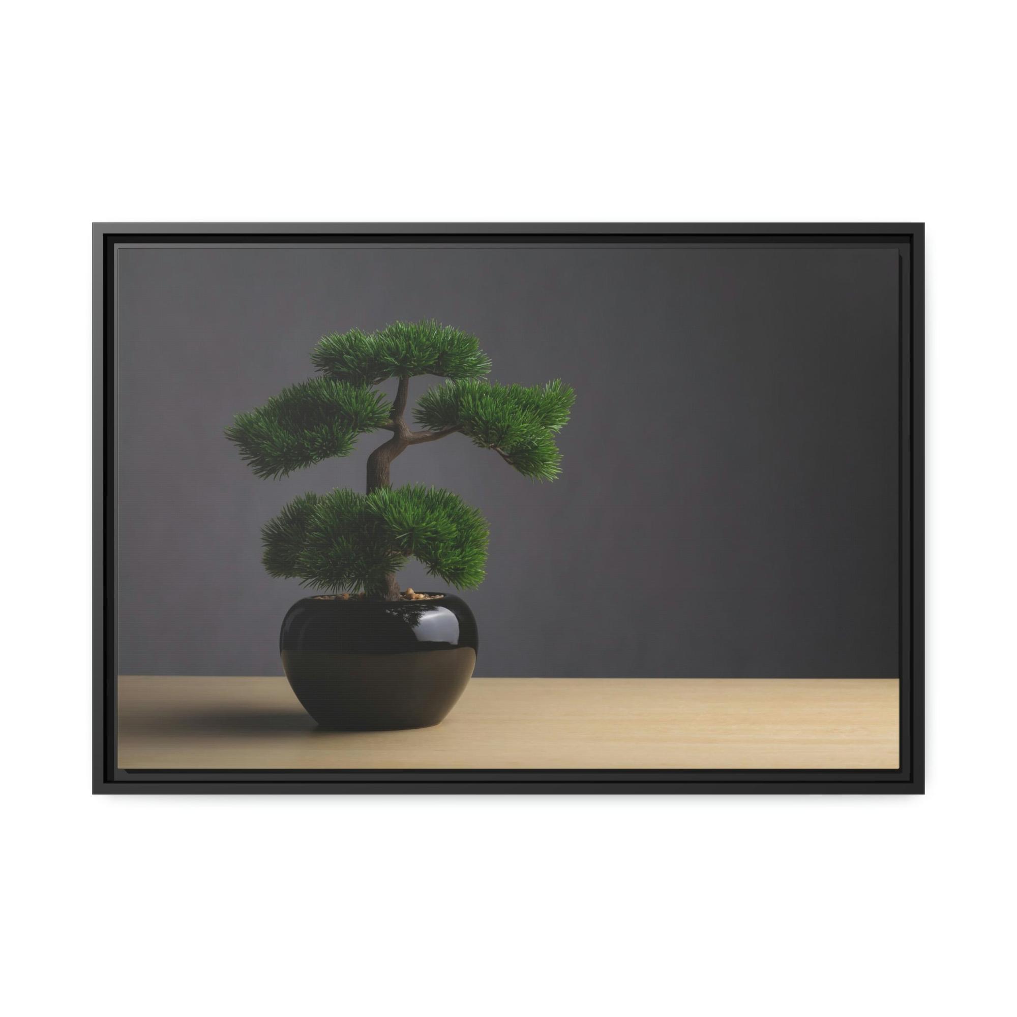 Bonsai Tree Bonsai Beauty: Wall Art and Print on Canvas with Serene Bonsai Tree Art