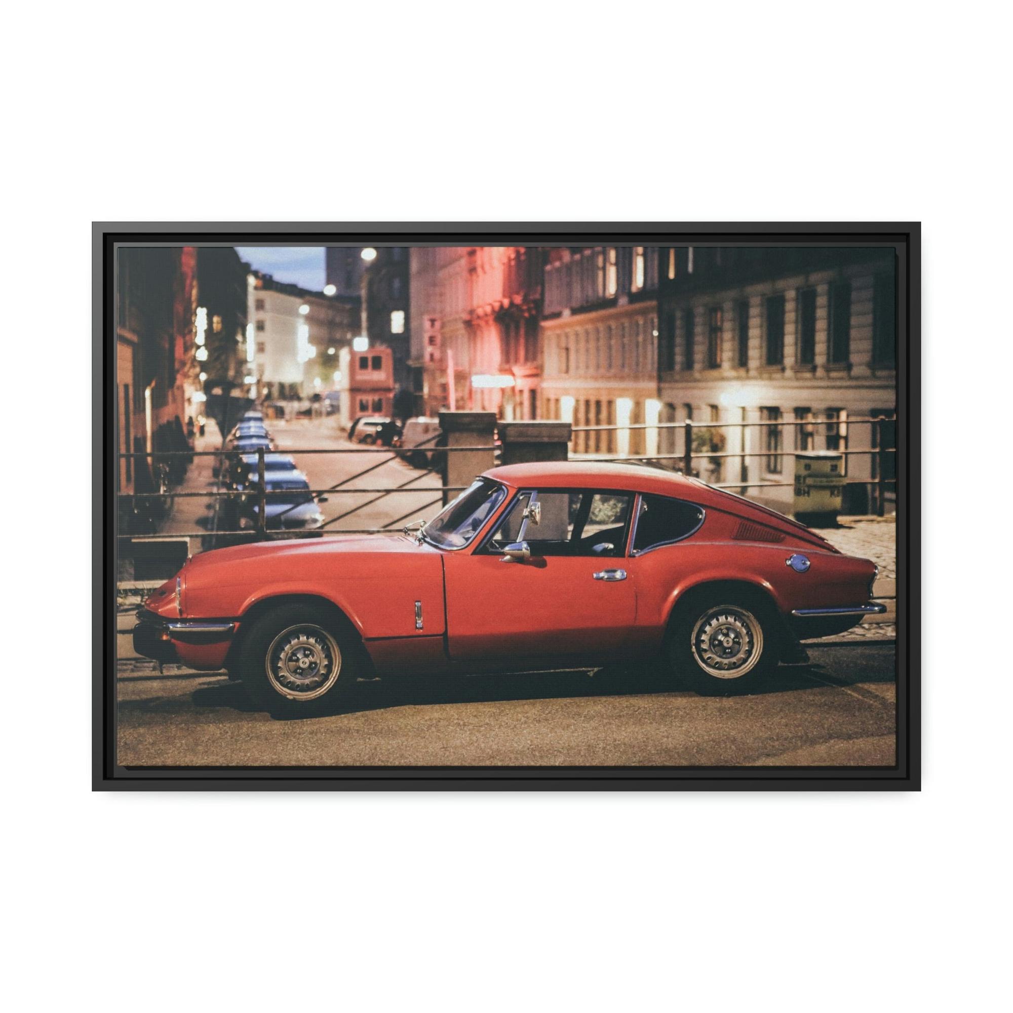 Corvette The Classic Corvette: A Striking Framed Poster Print for Car Enthusiasts