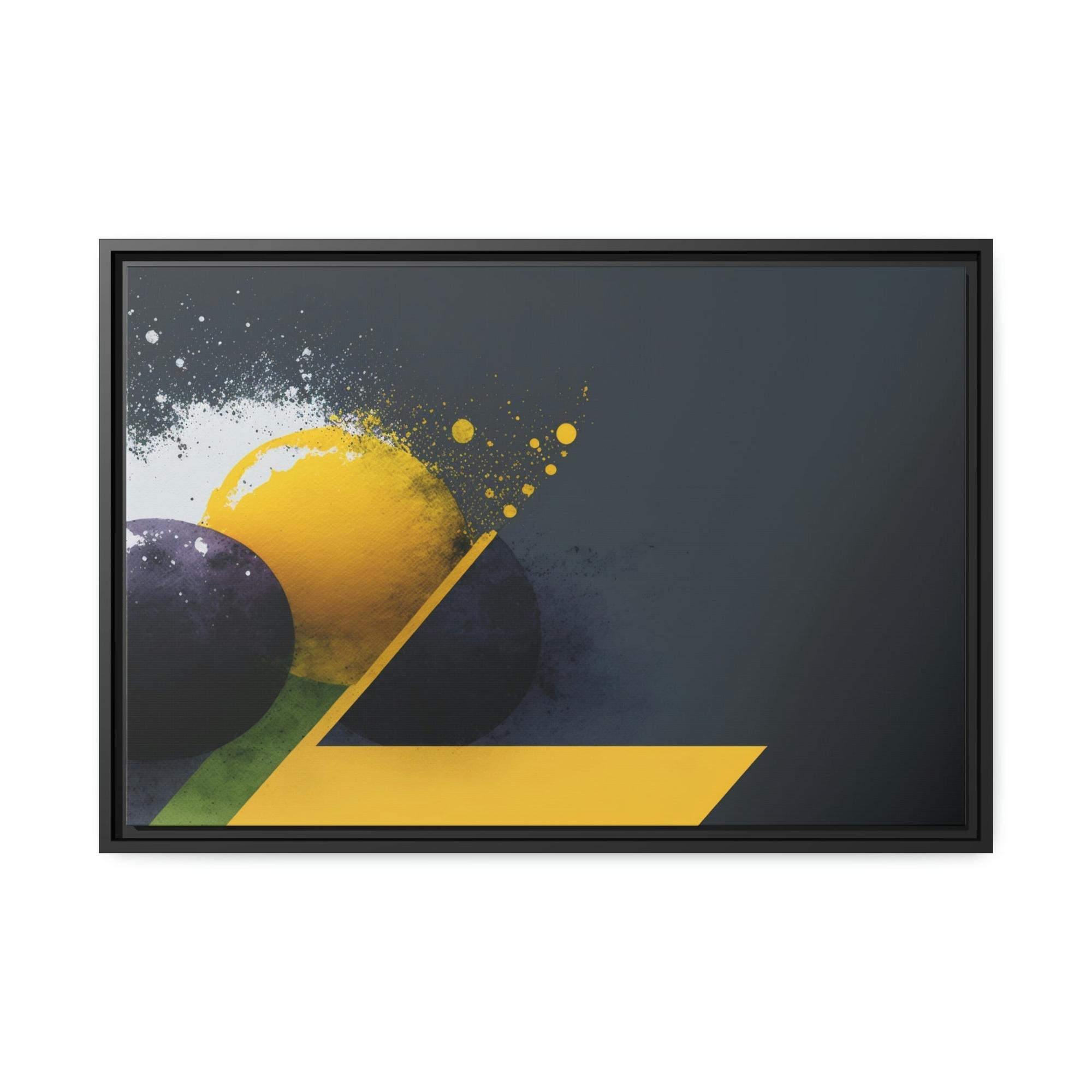 undefined Minimalist Harmony: A Print on Canvas & Poster of an Abstract Composition