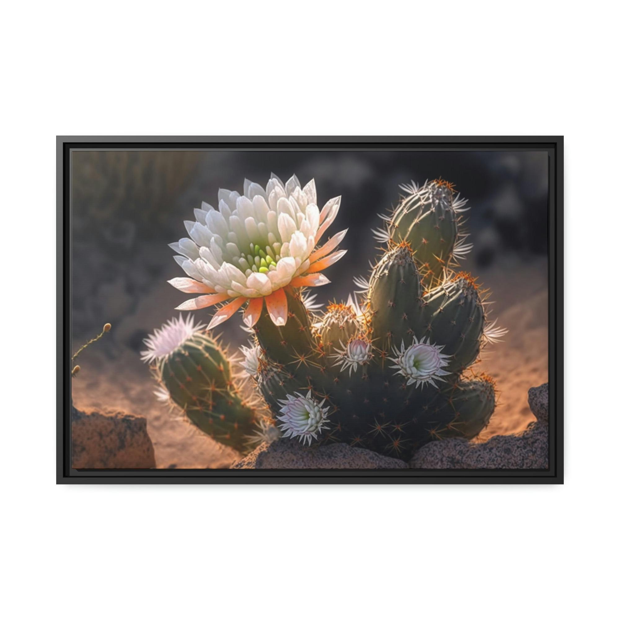 Cactus Cactus Wonderland: Canvas Print for a Whimsical and Playful Wall Decor