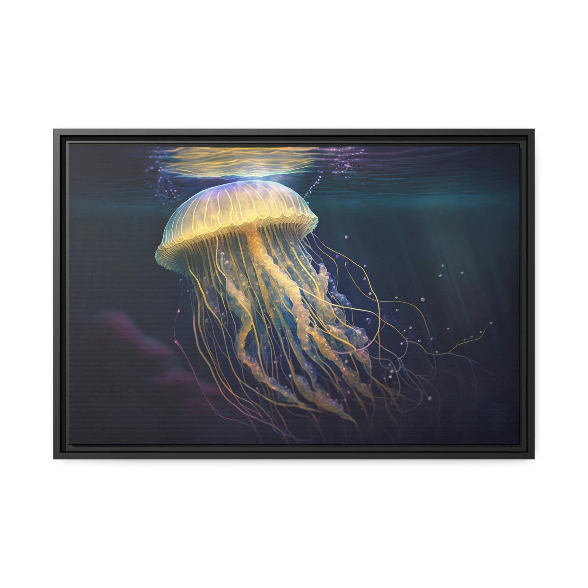 Jellyfishs Jellyfish Wonder: Captivating Canvas Wall Art Prints for Ocean Lovers