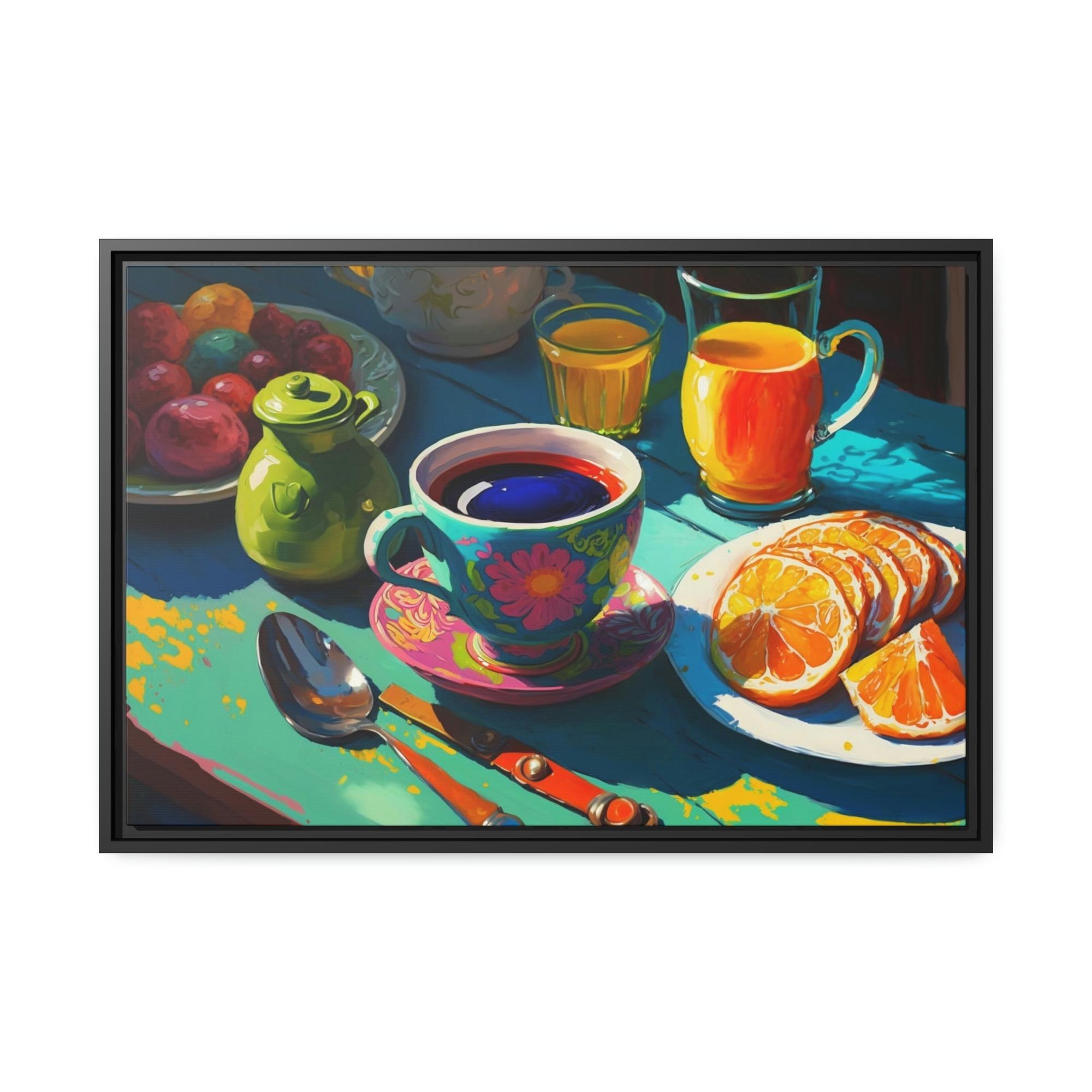 undefined Scrumptious Start: Natural Canvas Print of a Tasty Breakfast Buffet