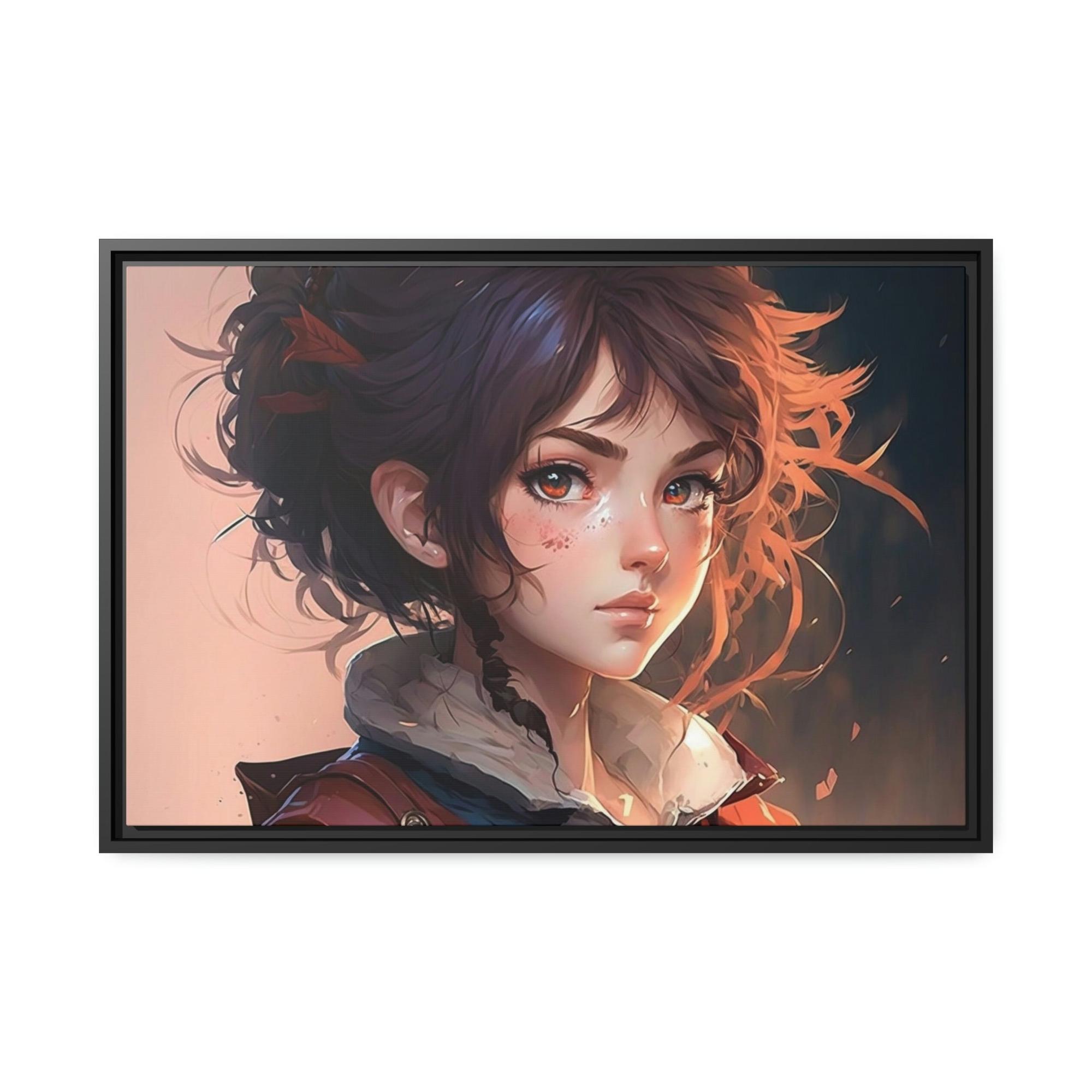 Anime The Art of Anime: Framed Poster of Your Favorite Anime Characters