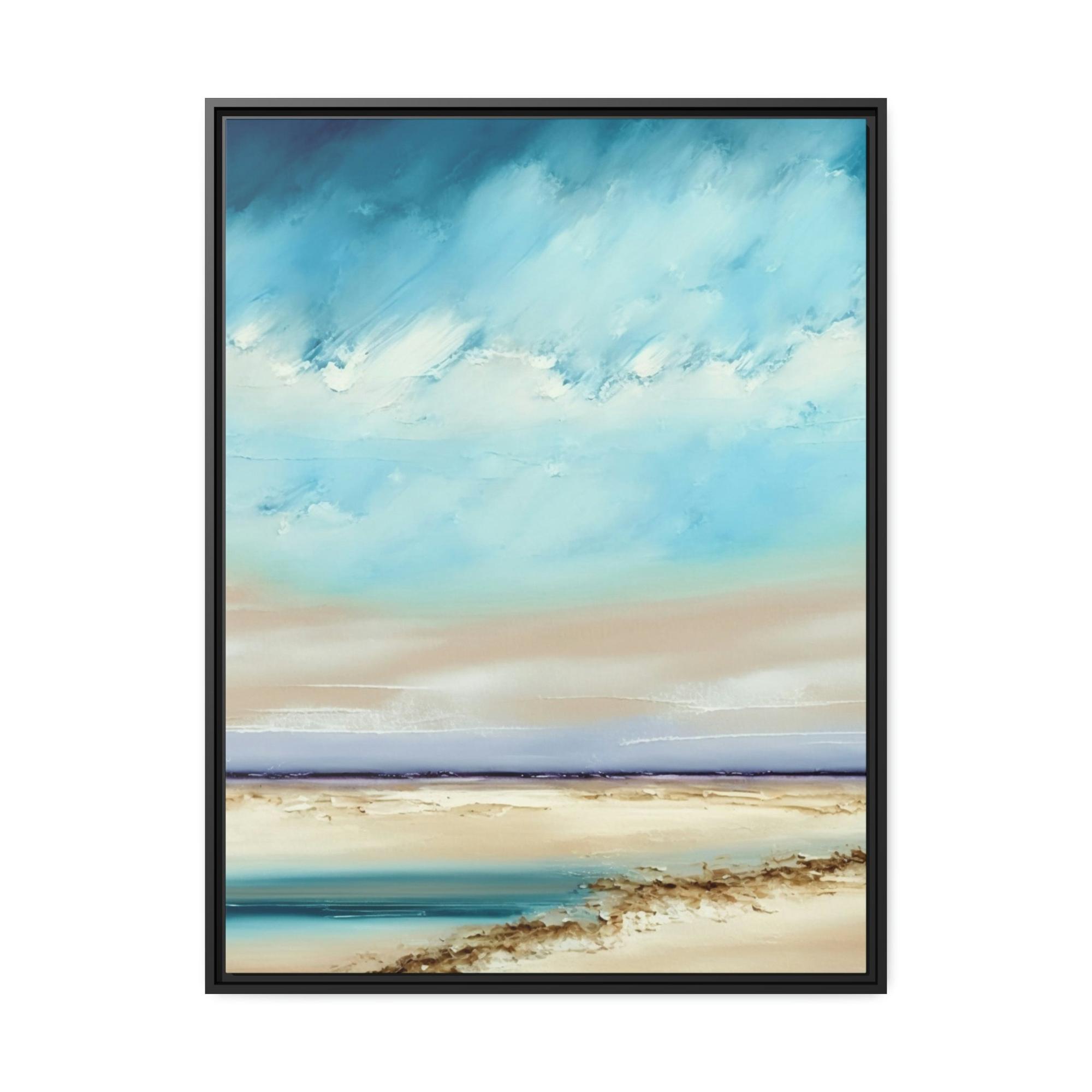 undefined Natural Canvas Print & Poster of Abstract Seascapes: Coastal Wall Art