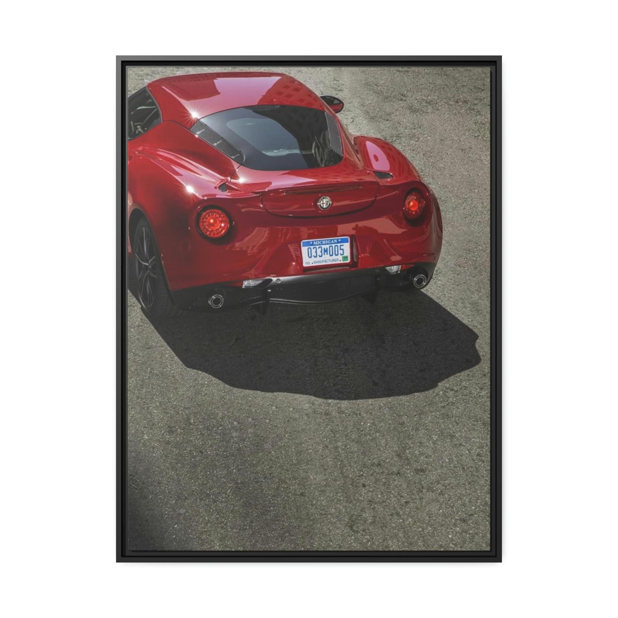undefined Speed and Grace: A Wall Art Print of an Alfa Romeo in Motion