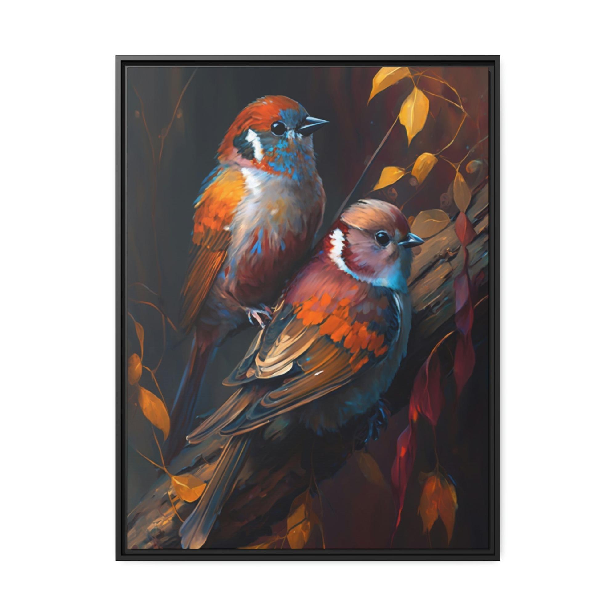 undefined The Birds' Haven: Canvas Wall Art of Birds in a Protected Habitat