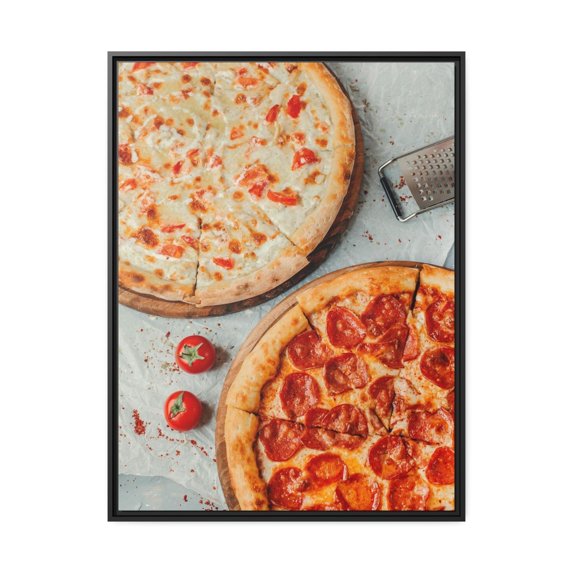 Pizza Pizza Art: Framed Posters of Pizza as a High Art Subject for Sophisticated Taste