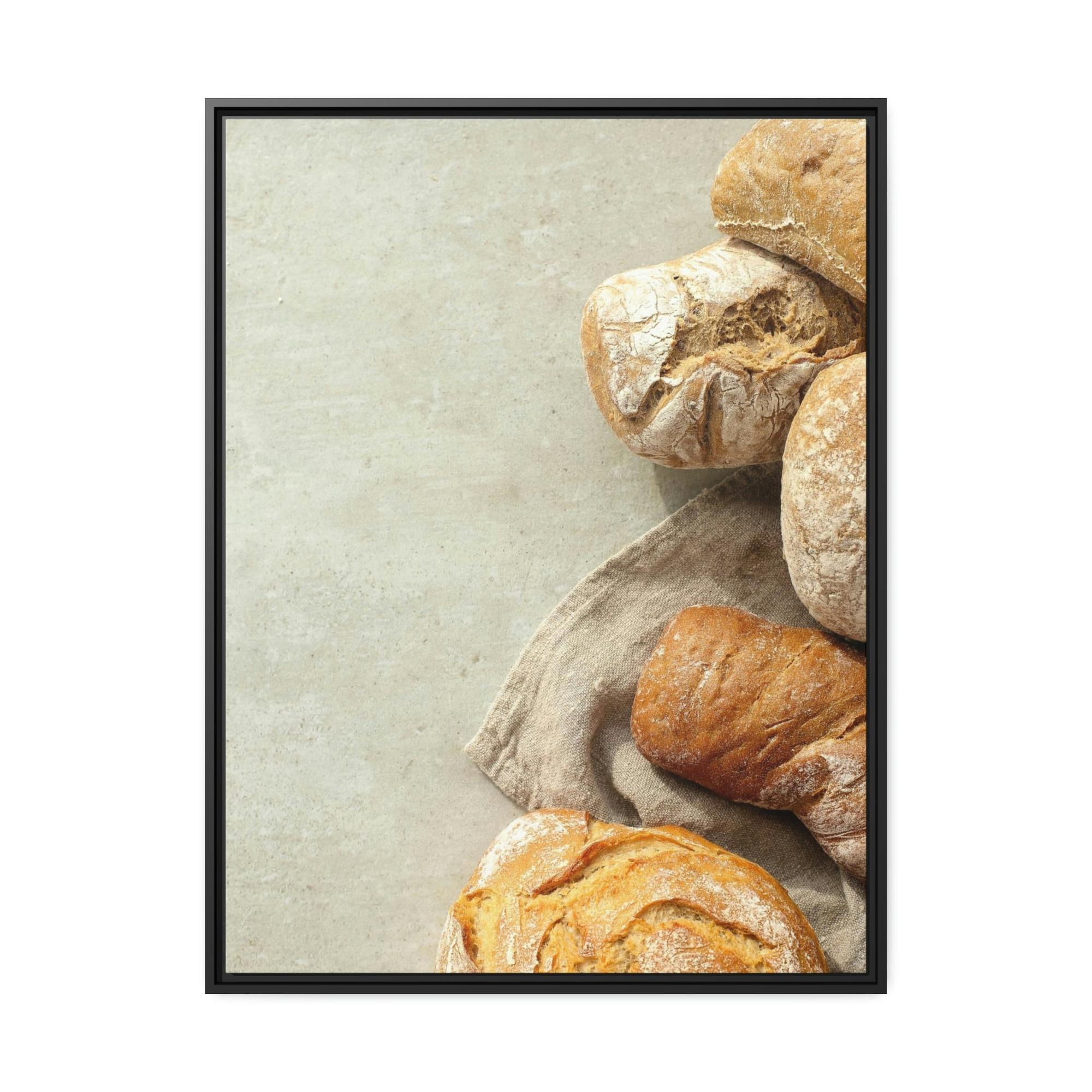 Bread Bread Aroma Delight: Poster and Print on Canvas with Rich Bakery Scene