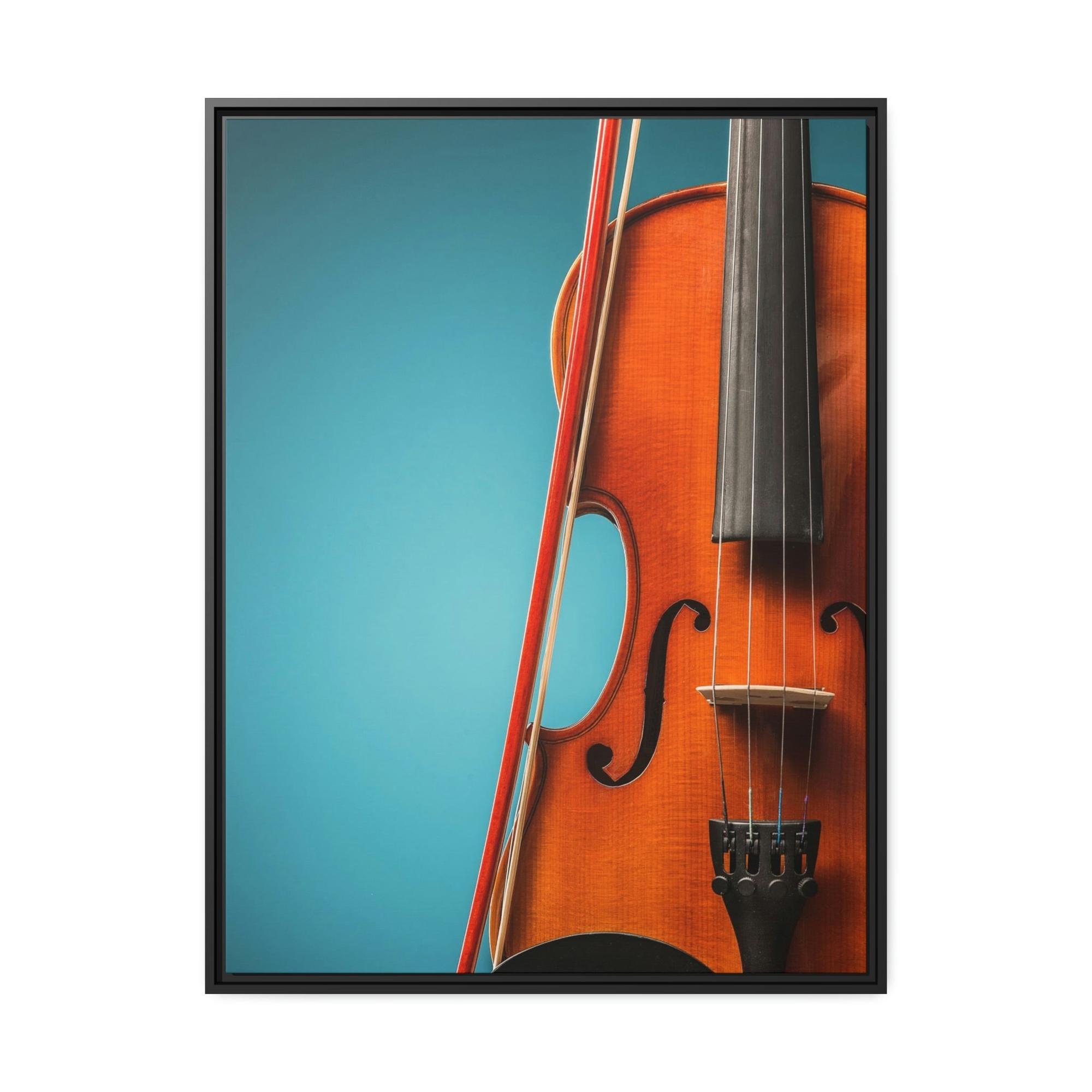 Cello Harmonious Hues: Cello Wall Art on Canvas