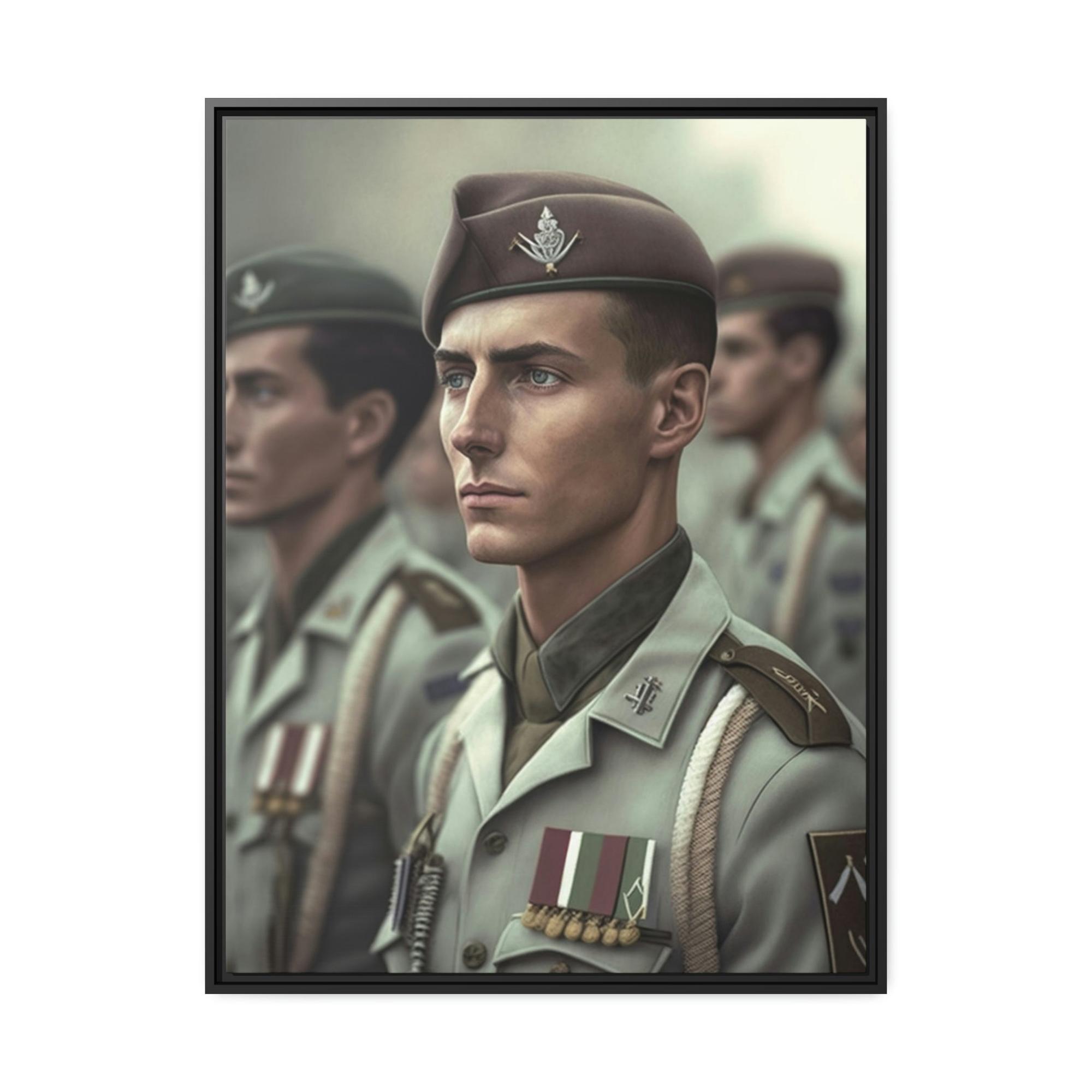 Army Camouflage Warriors: Striking Army Art on Canvas and Poster Prints