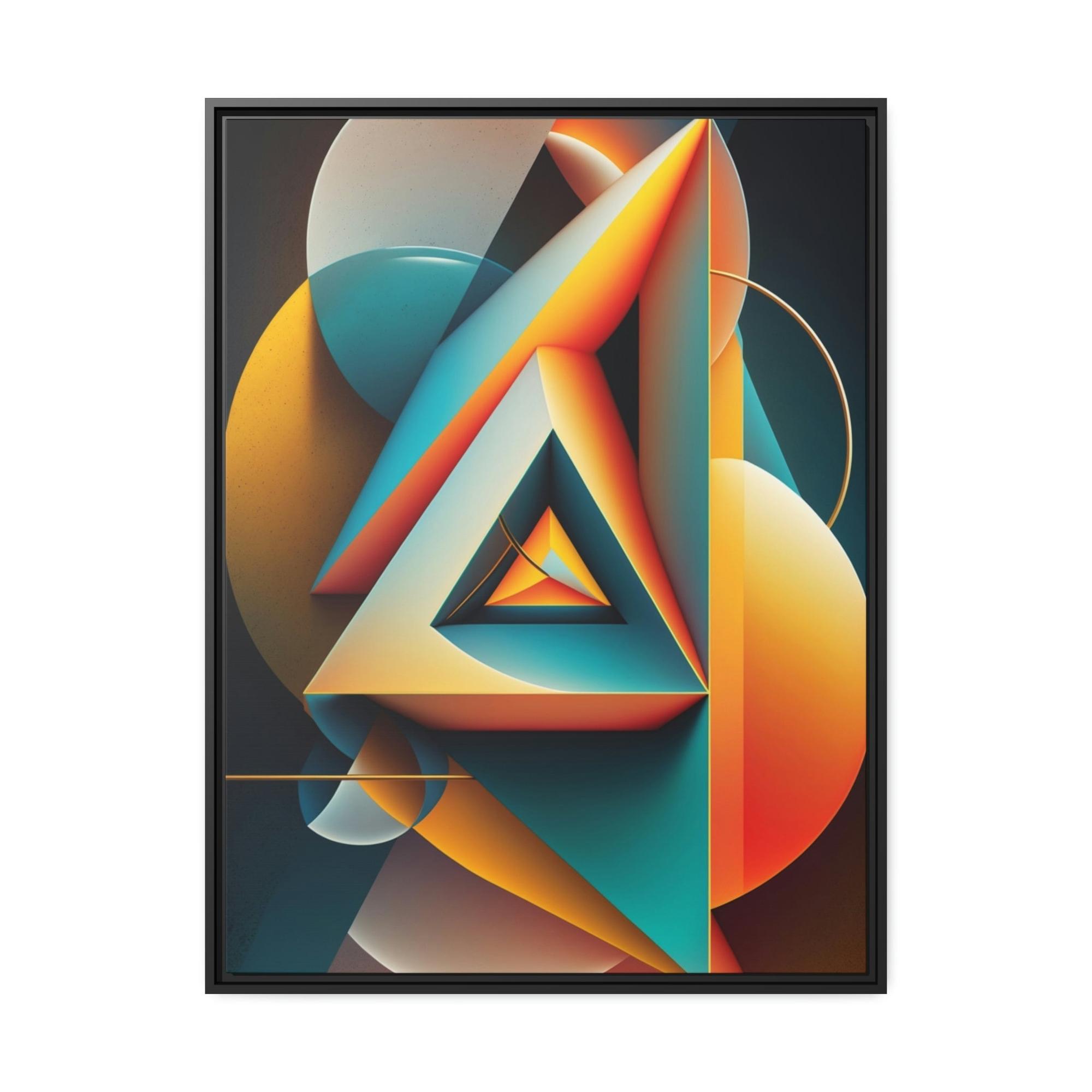 undefined Bold Geometric Print: Canvas Art That Commands Attention