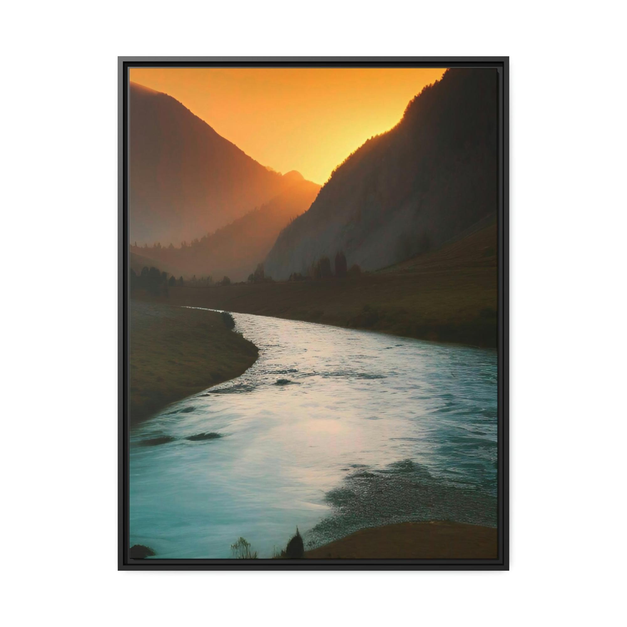 Lakes And Rivers River Reflections: Wall Art and Canvas Print of Lakes and Rivers