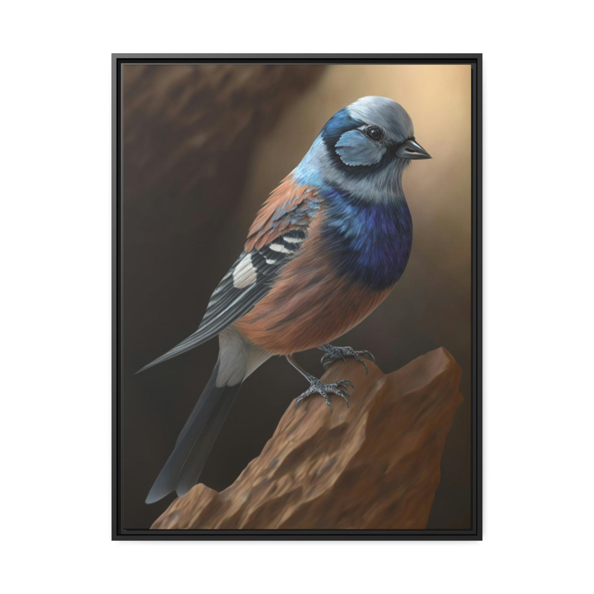 Birds The Rainbow of Feathers: A Print on Canvas & Poster of Birds with Vivid Colors