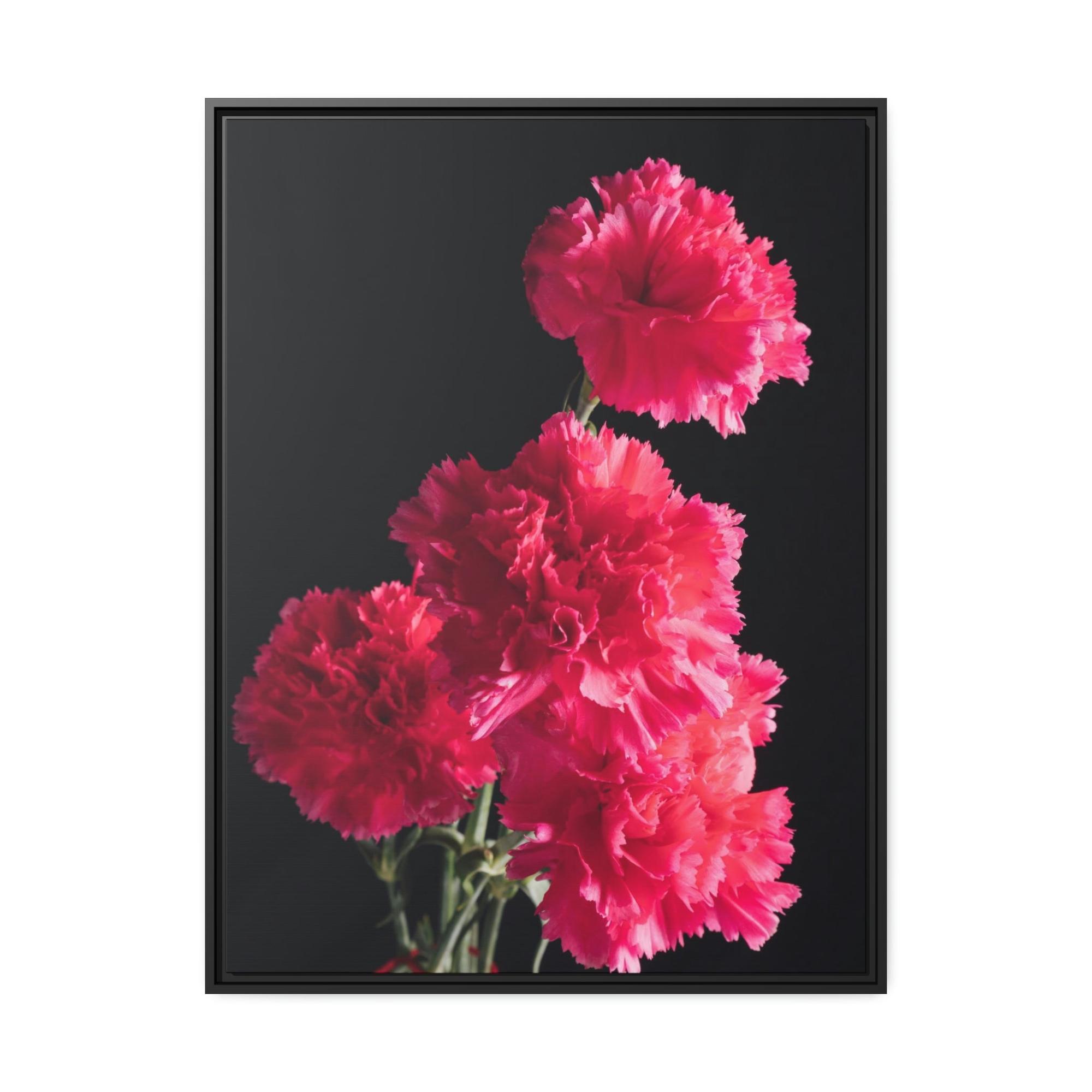 Caribbean Beach Blooming Beauty: Natural Canvas and Art Prints of Carnations for Your Home