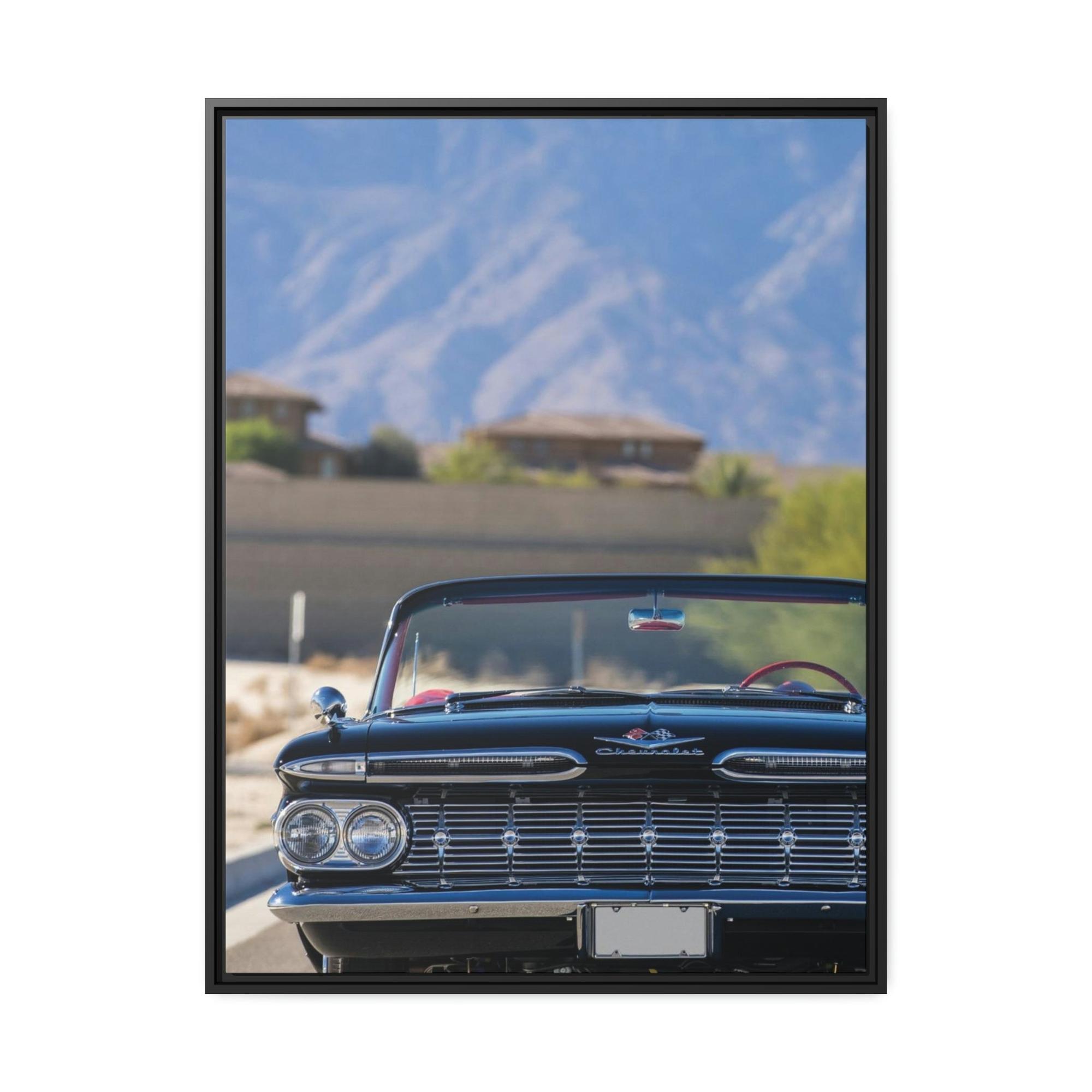 Chevrolet Vintage Chevrolet: Print on Canvas for Retro Decor