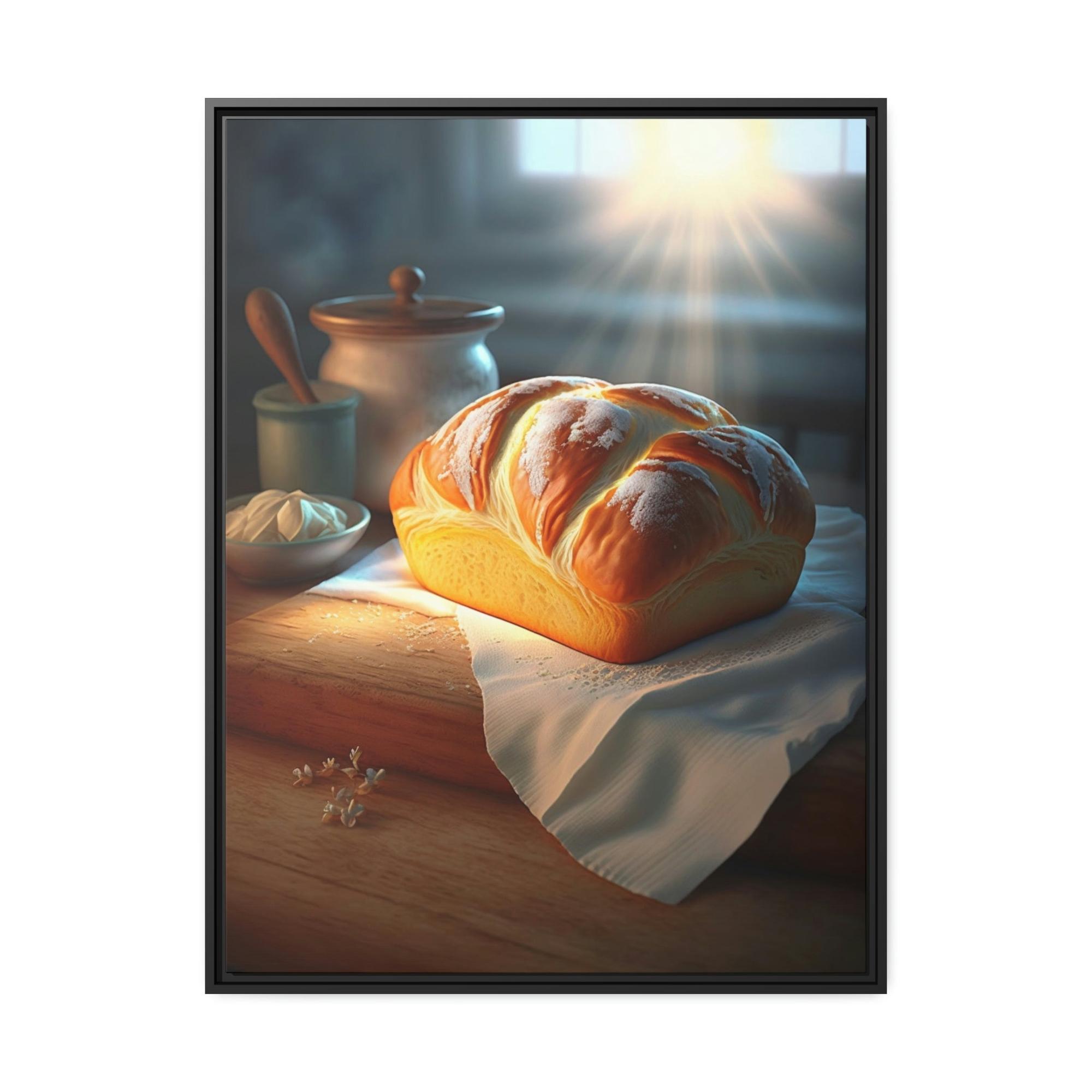 Bread The Daily Bread: Print on Canvas and Art for Kitchen Decor