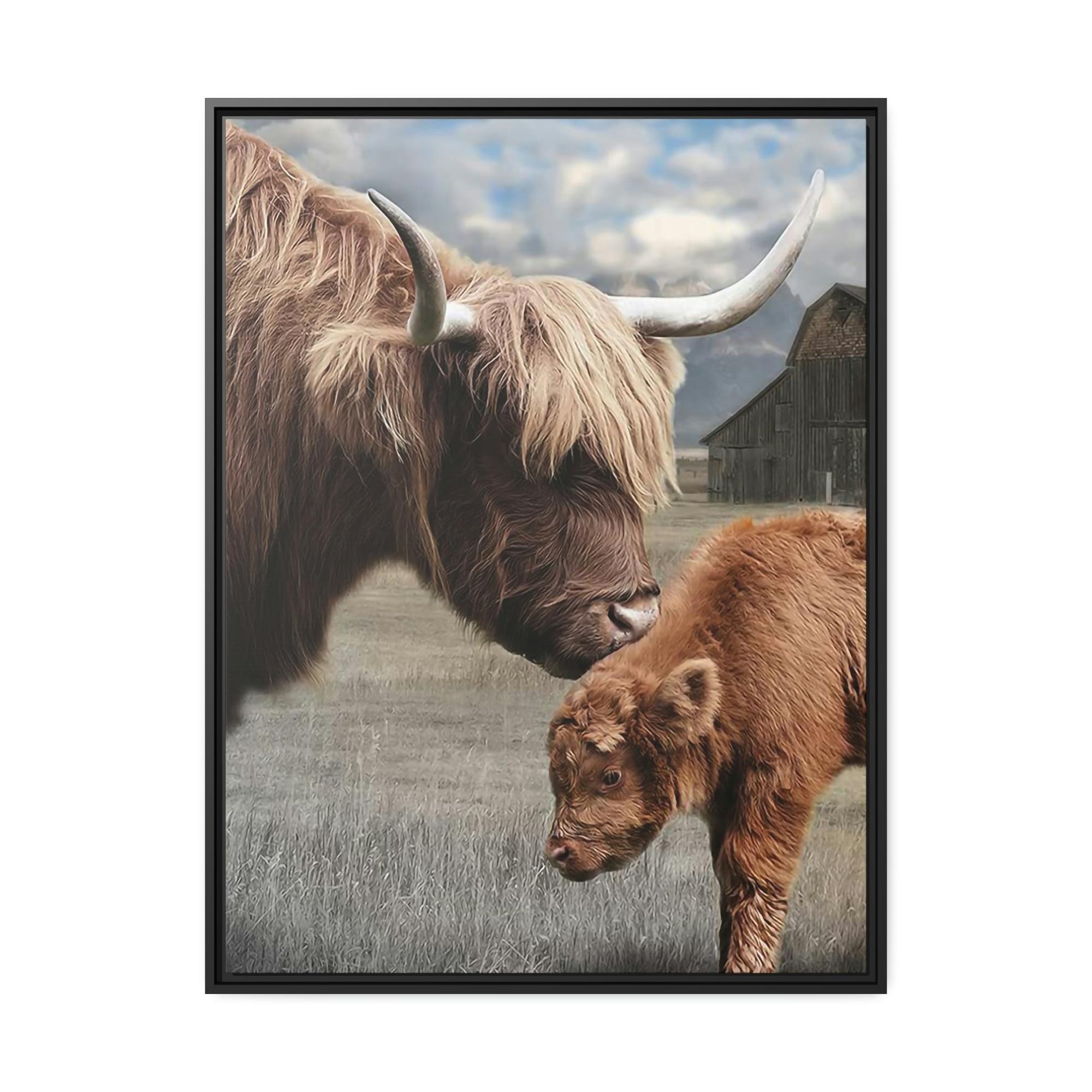 Highland Cow Highland Cow | Shaggy Cows Art — Pixoram