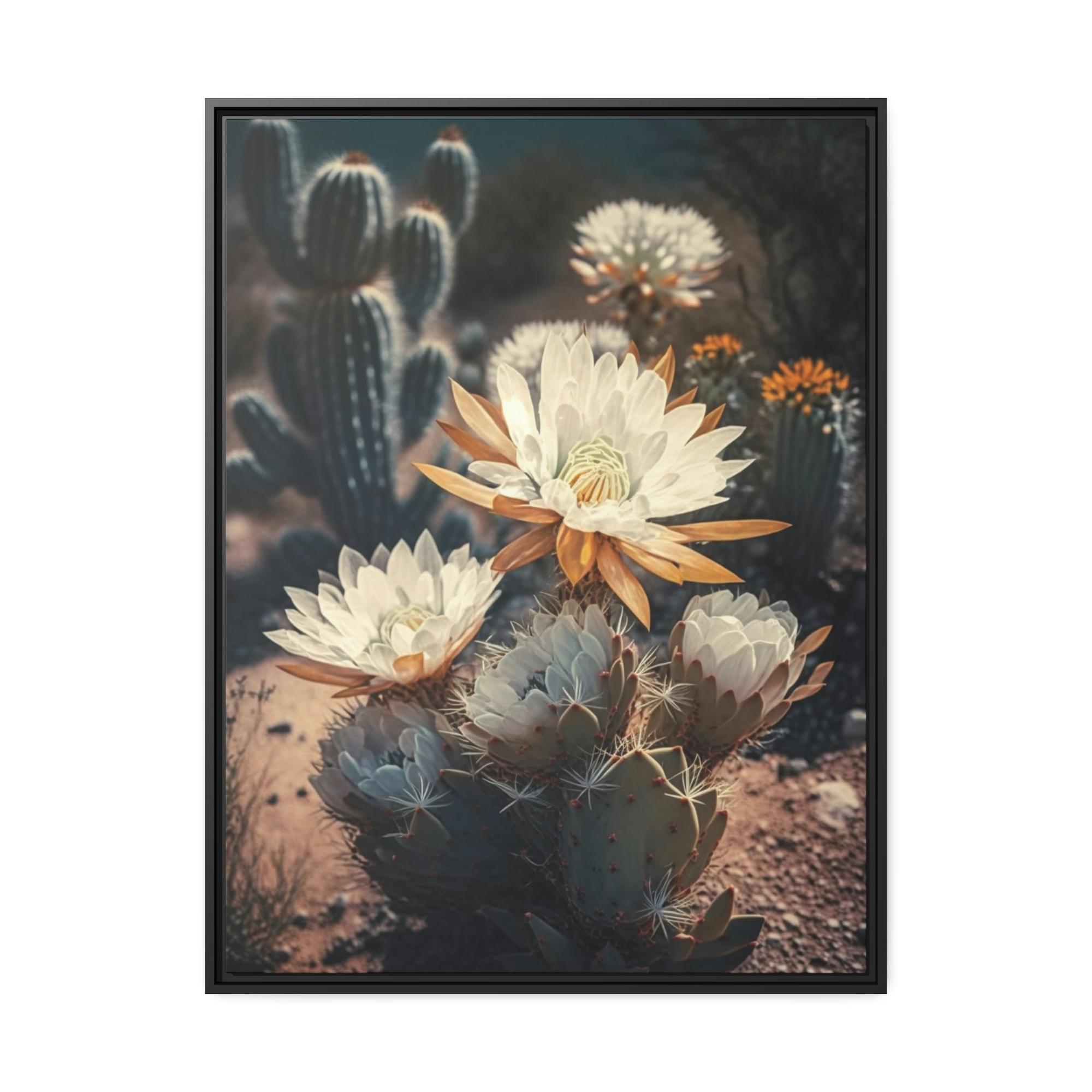 Cactus Desert Chic: Framed Cactus Wall Art for a Stylish Home Decor