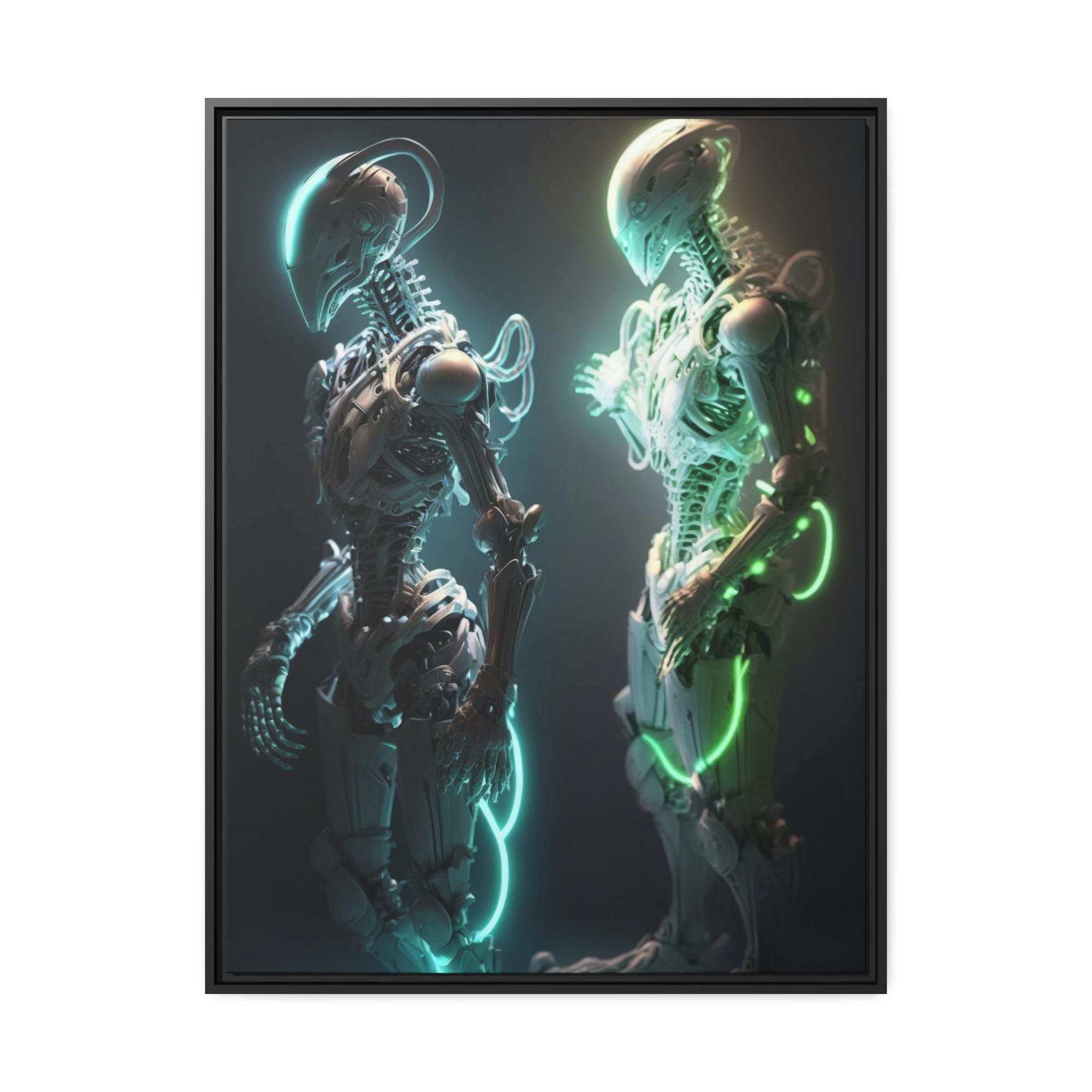 Aliens Beyond the Stars: A Stunning Wall Art Depiction of Alien Worlds