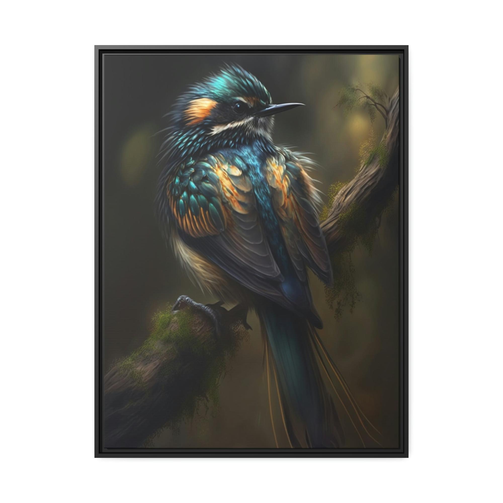 Birds The Birds' Paradise: A Natural Canvas & Poster Print of Birds in Forest