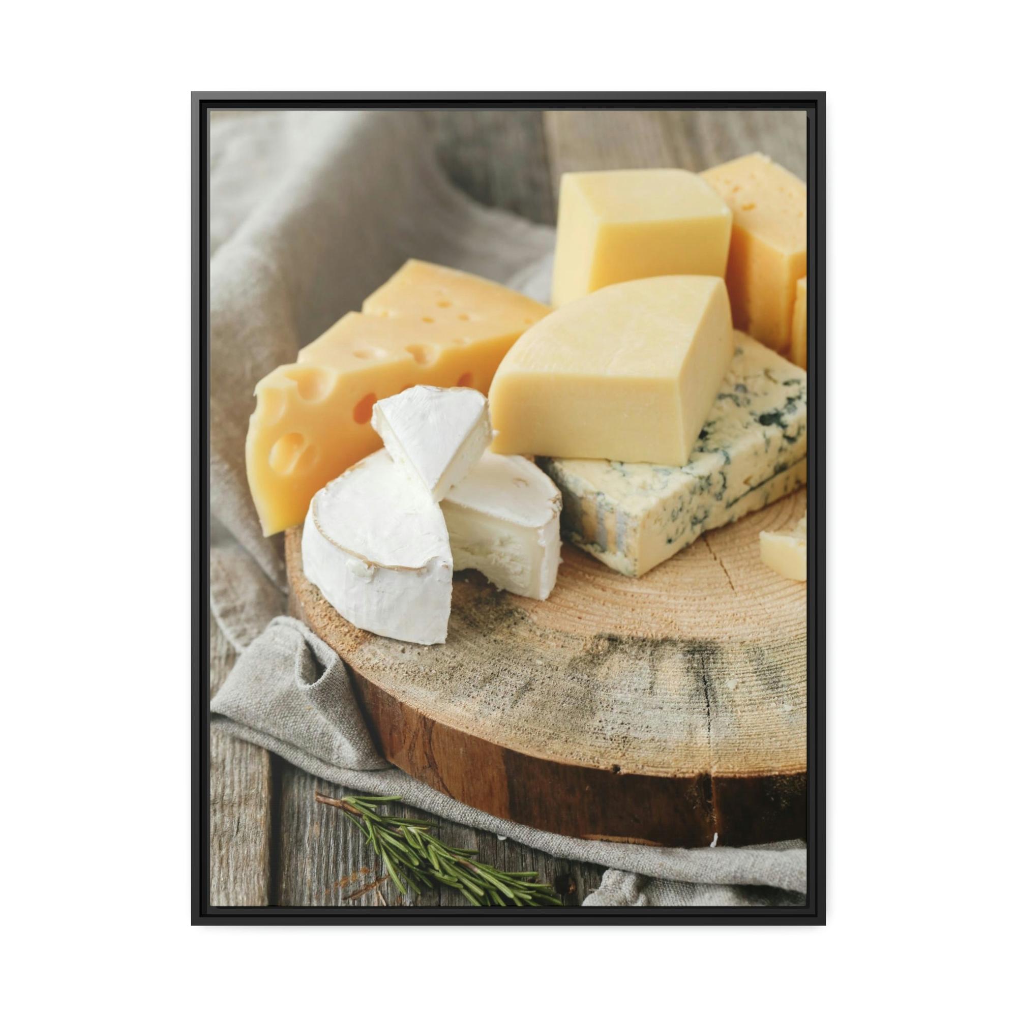 Cheese The Beauty of Cheese: Premium Canvas Prints of Artfully Arranged Cheese Plates