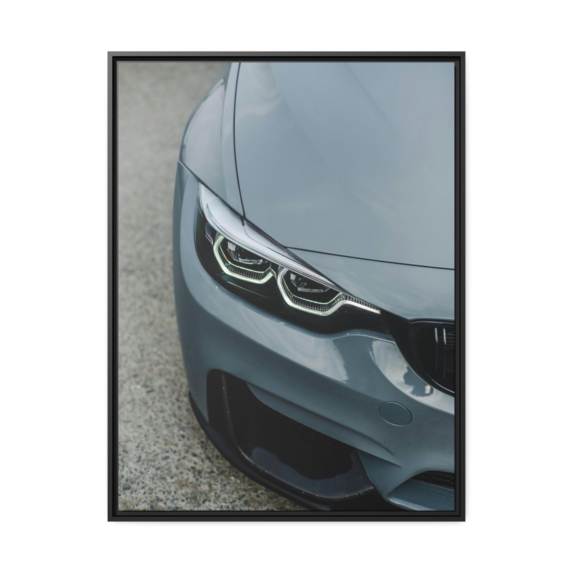 Bmw BMW: Canvas and Framed Poster with Detailed Car Art
