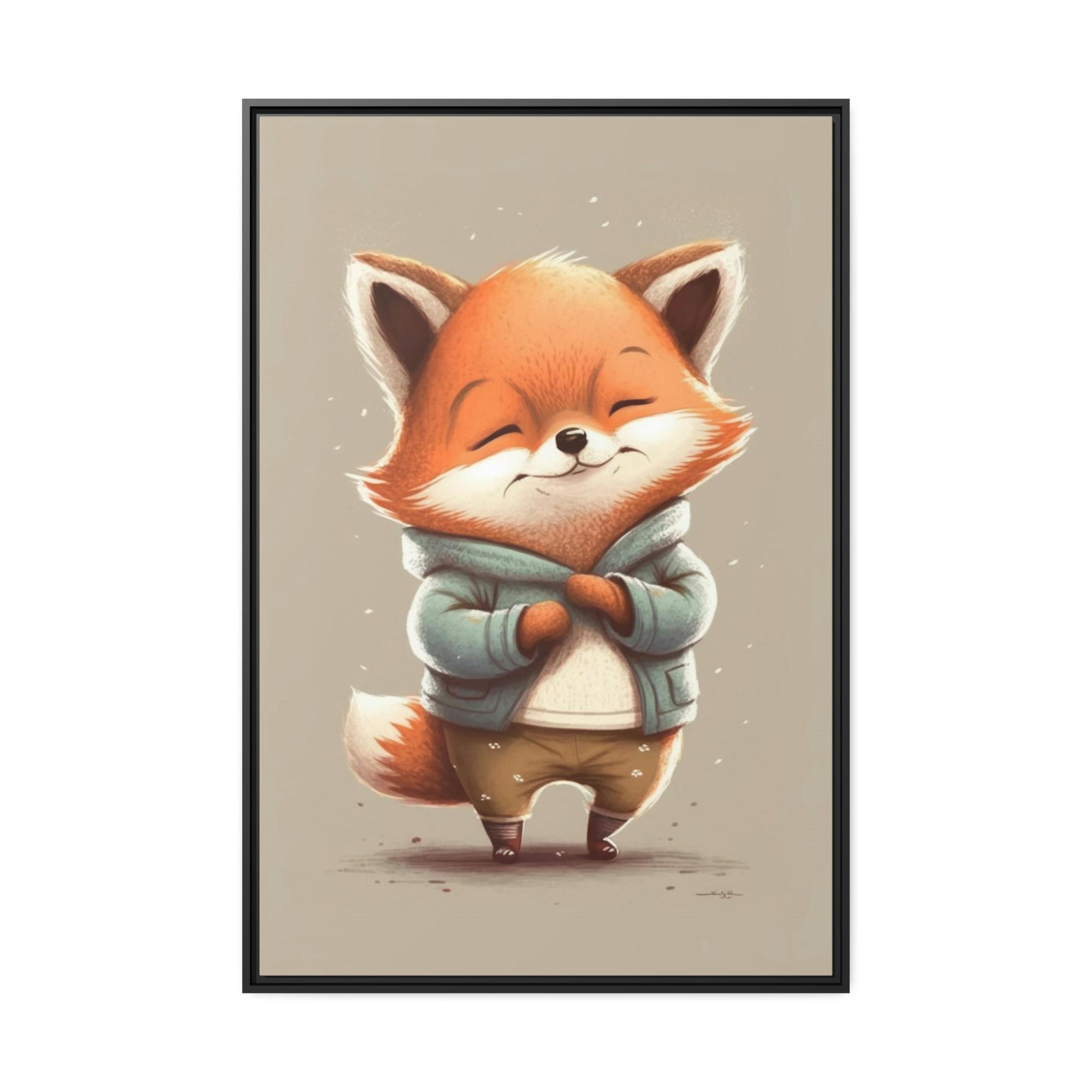 Fox The Playful Fox: A Joyful Companion for a Walk in the Woods