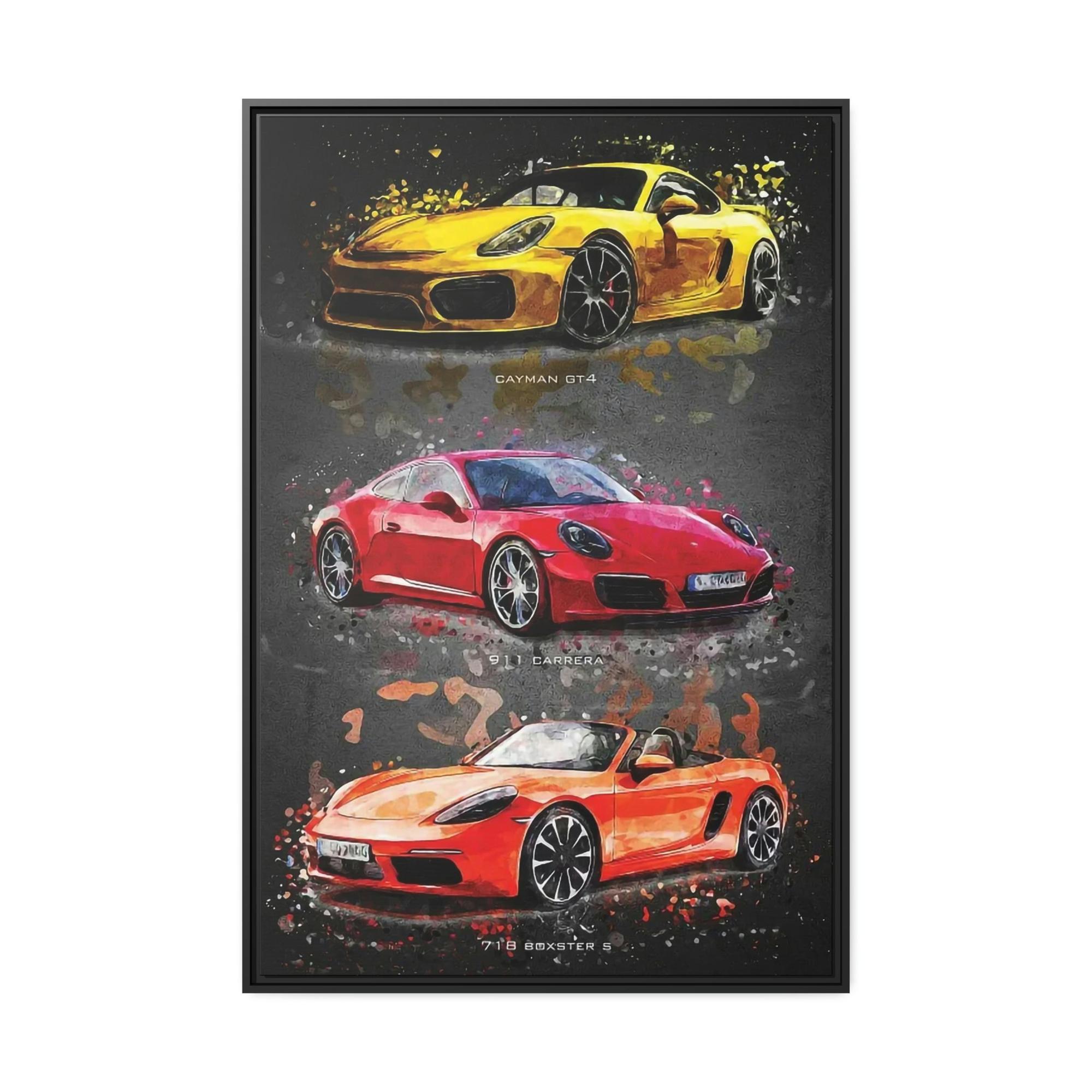 Porsche Porsche Dreams: Inspirational Wall Art on a Framed Poster & Canvas