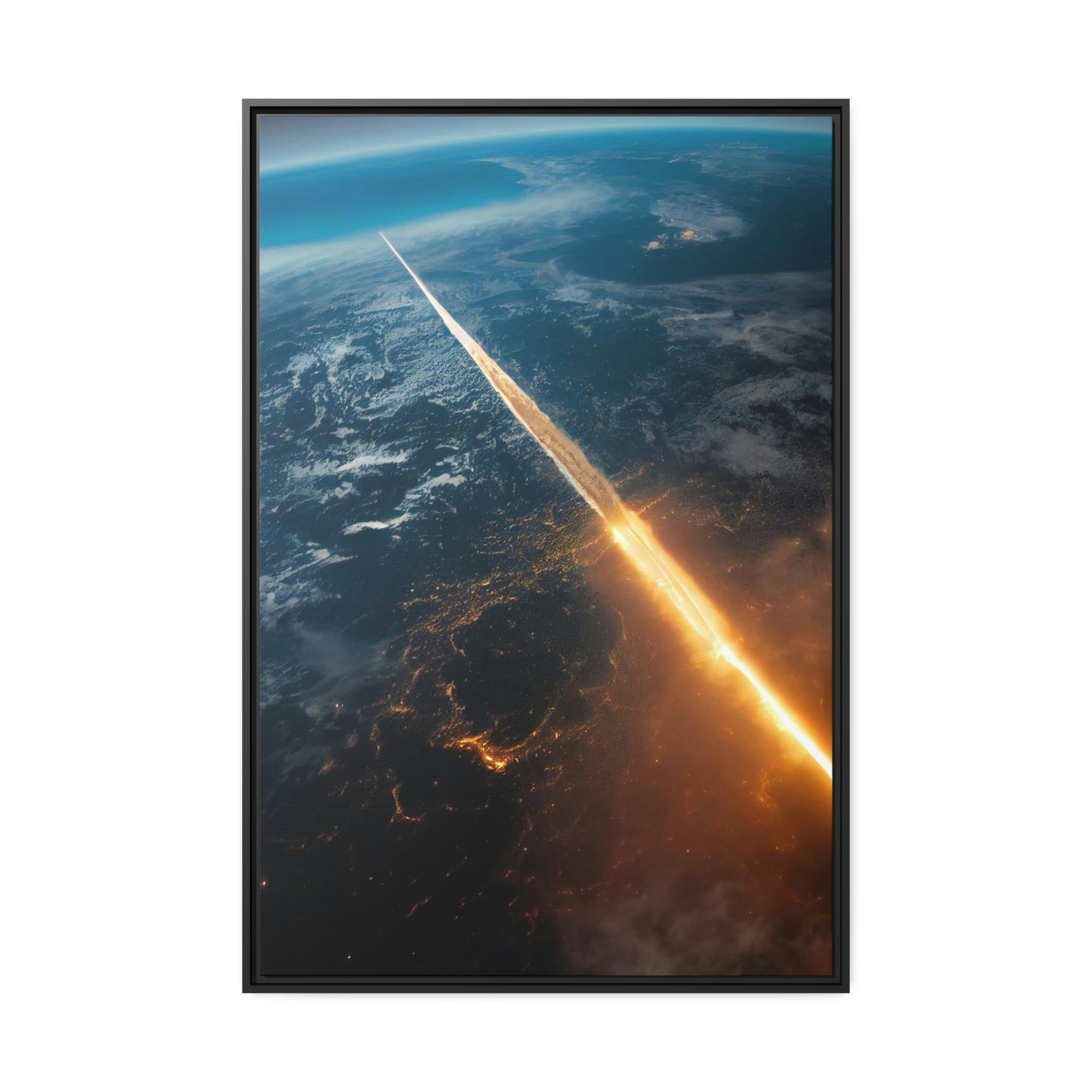 undefined Cosmic Expedition: A NASA-Inspired Painting