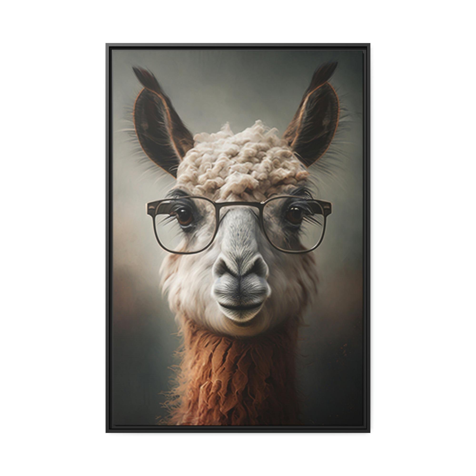 undefined Lama Zen: Tranquility on Canvas