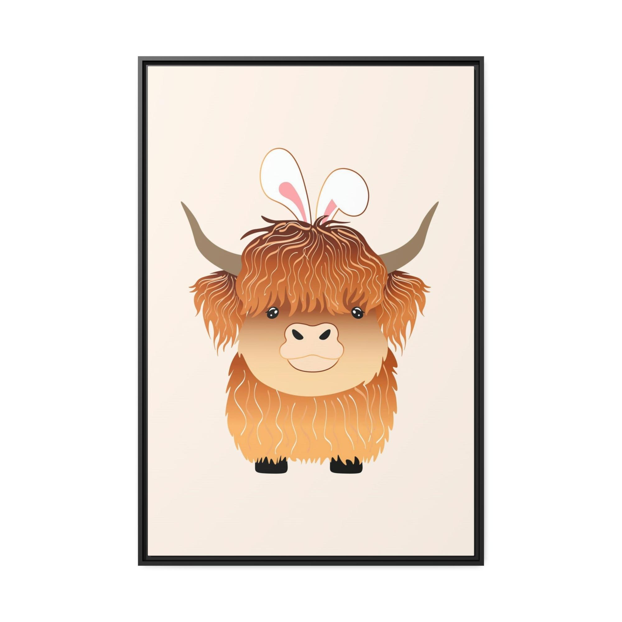 Cows Printed Perfection: High-definition Cow Art on Canvas for a Wall Art Statement