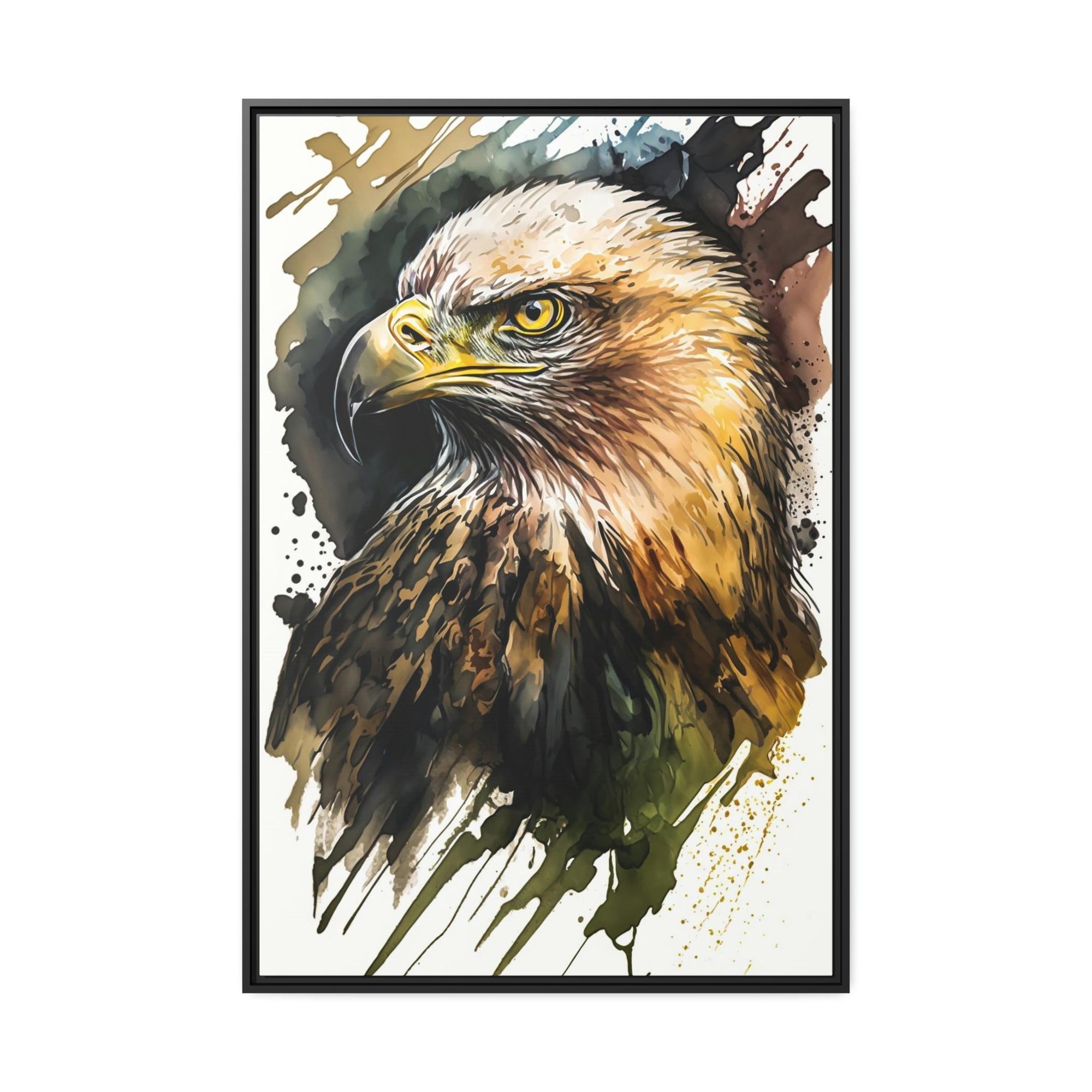 undefined Eagle's Gaze: Poster & Canvas Capturing the Intensity of these Regal Birds
