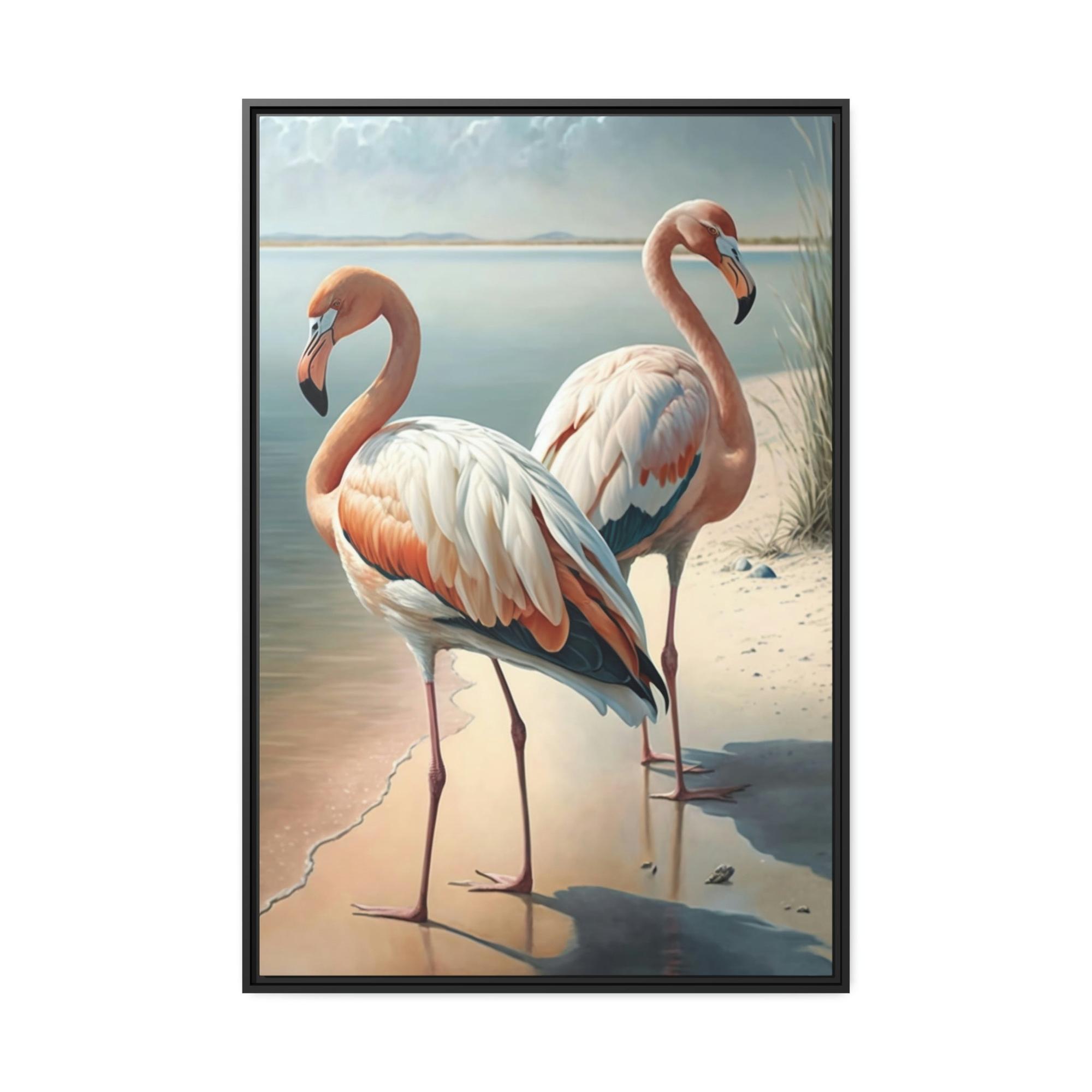 undefined Pink Mirage: A Canvas of Flamingos and Grace