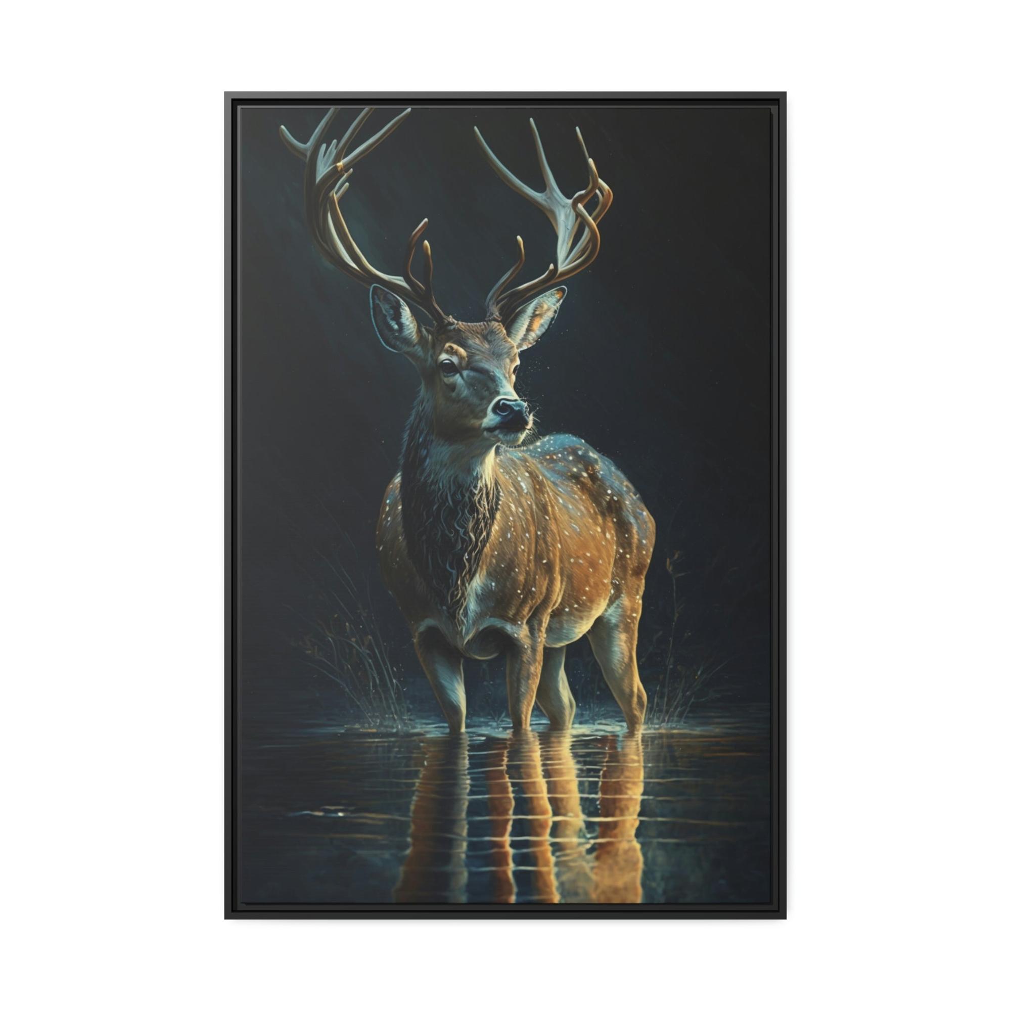 undefined The Grace of Deer: A Canvas Artistic Expression