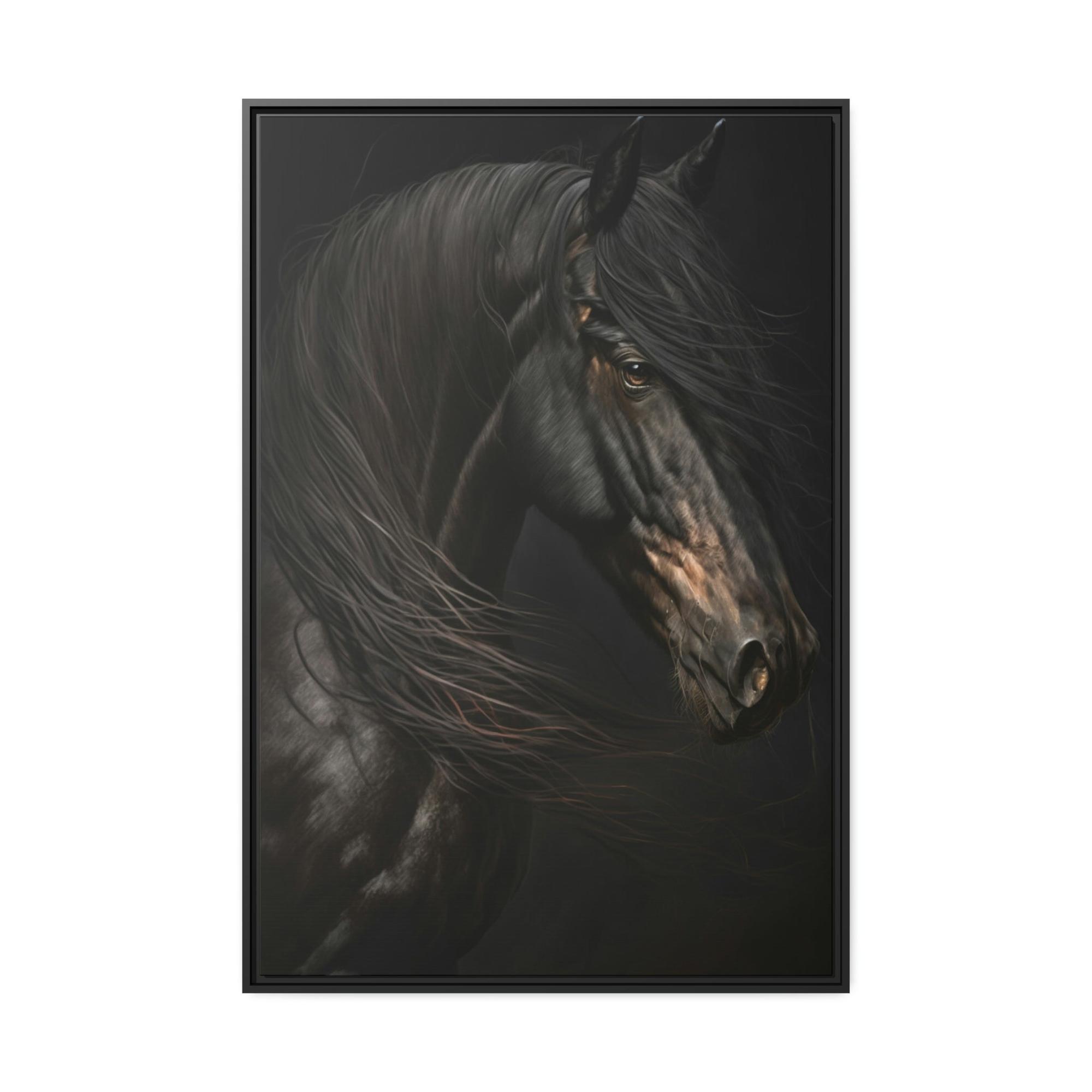 undefined Horse Serenity: A Canvas Equine Calm