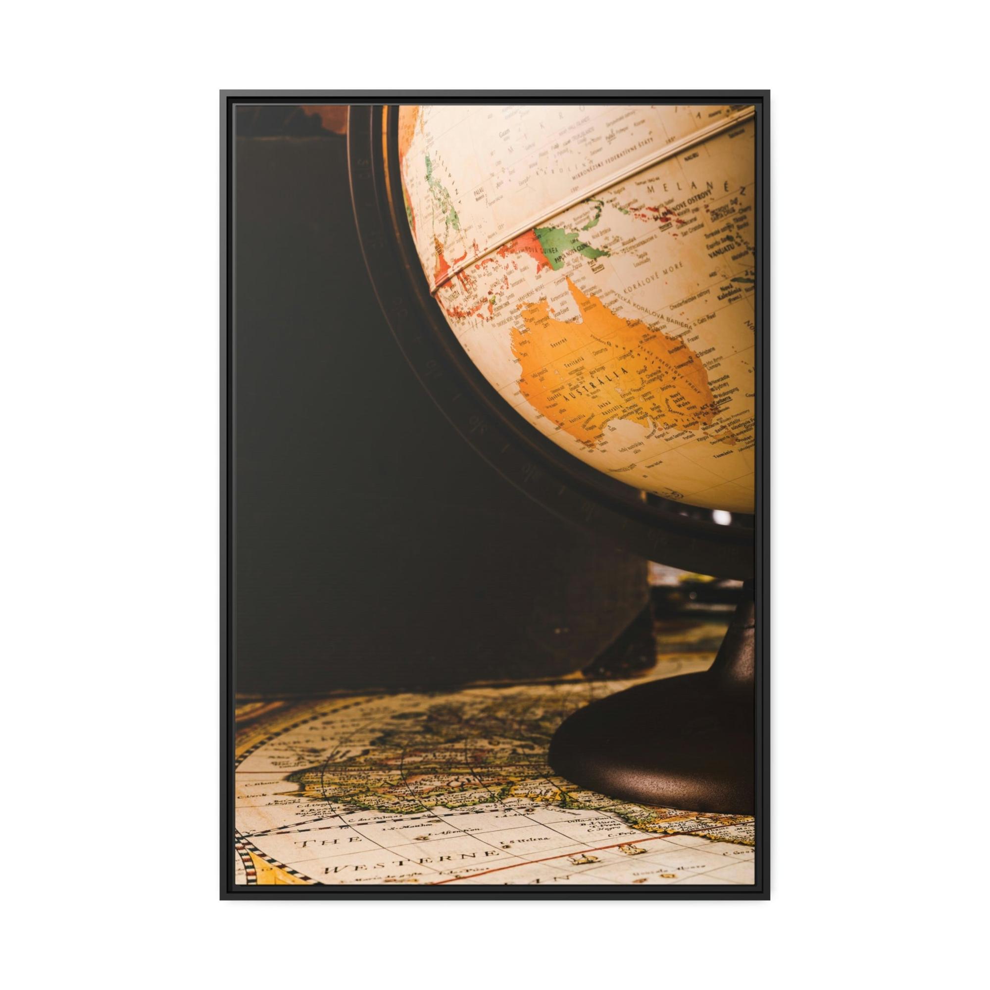 undefined Mapping the Globe: An Artistic Spin on a Classic World Map Globe