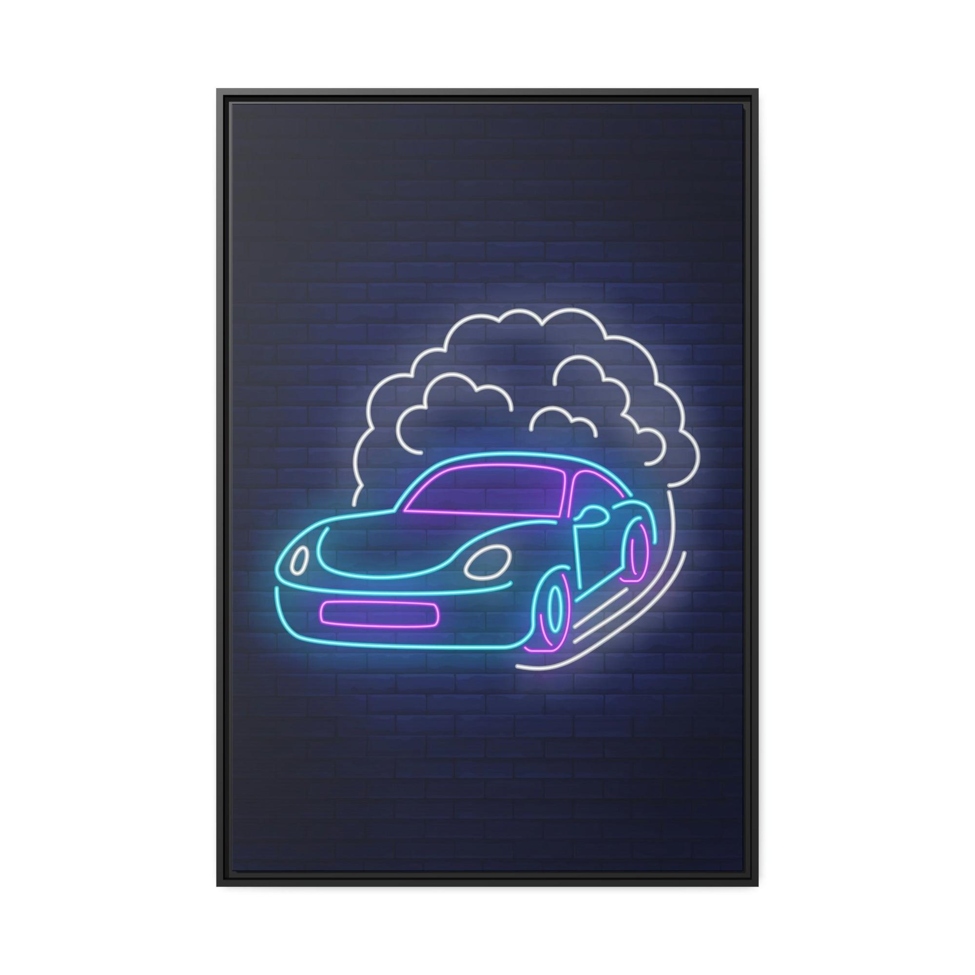 undefined Luminous Landscapes Awakened: Neon-inspired Canvas Prints for Striking Wall Decor
