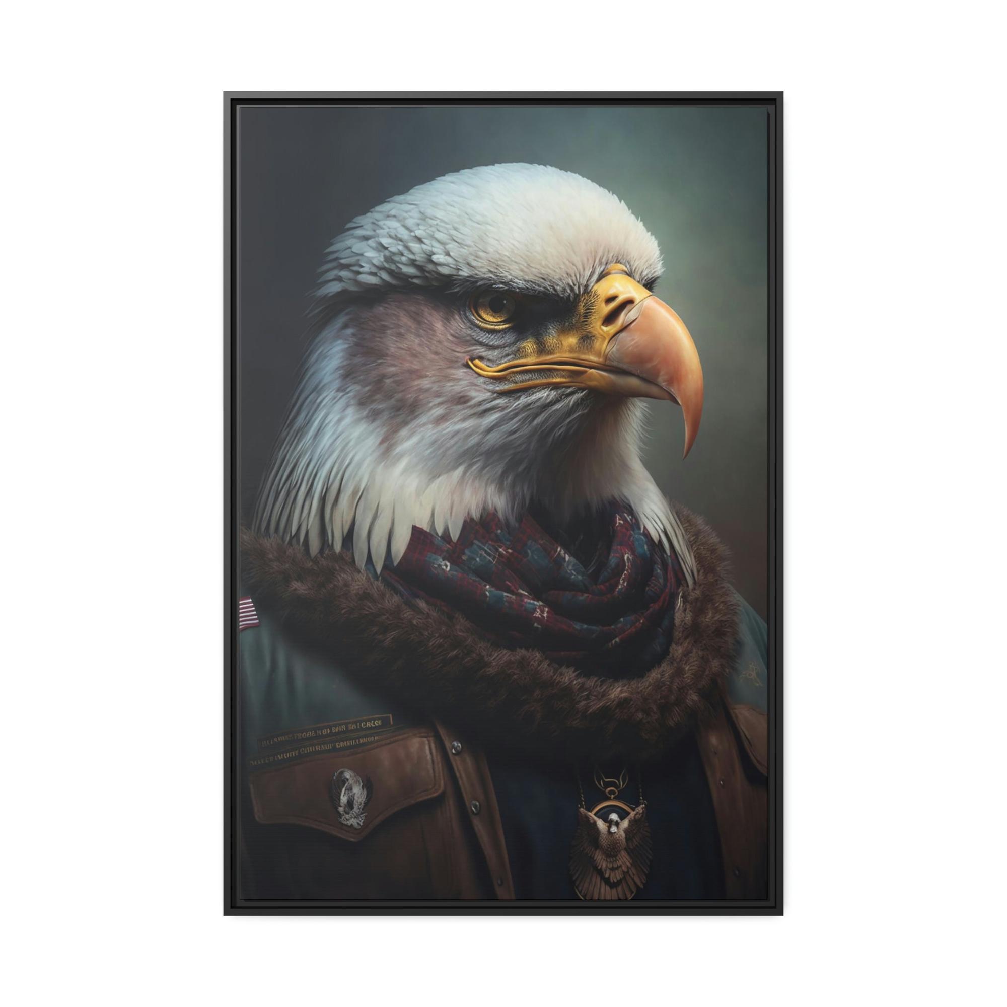 Eagles Ruler of the Skies: Framed Poster & Canvas Depicting the Regal Presence of Eagles