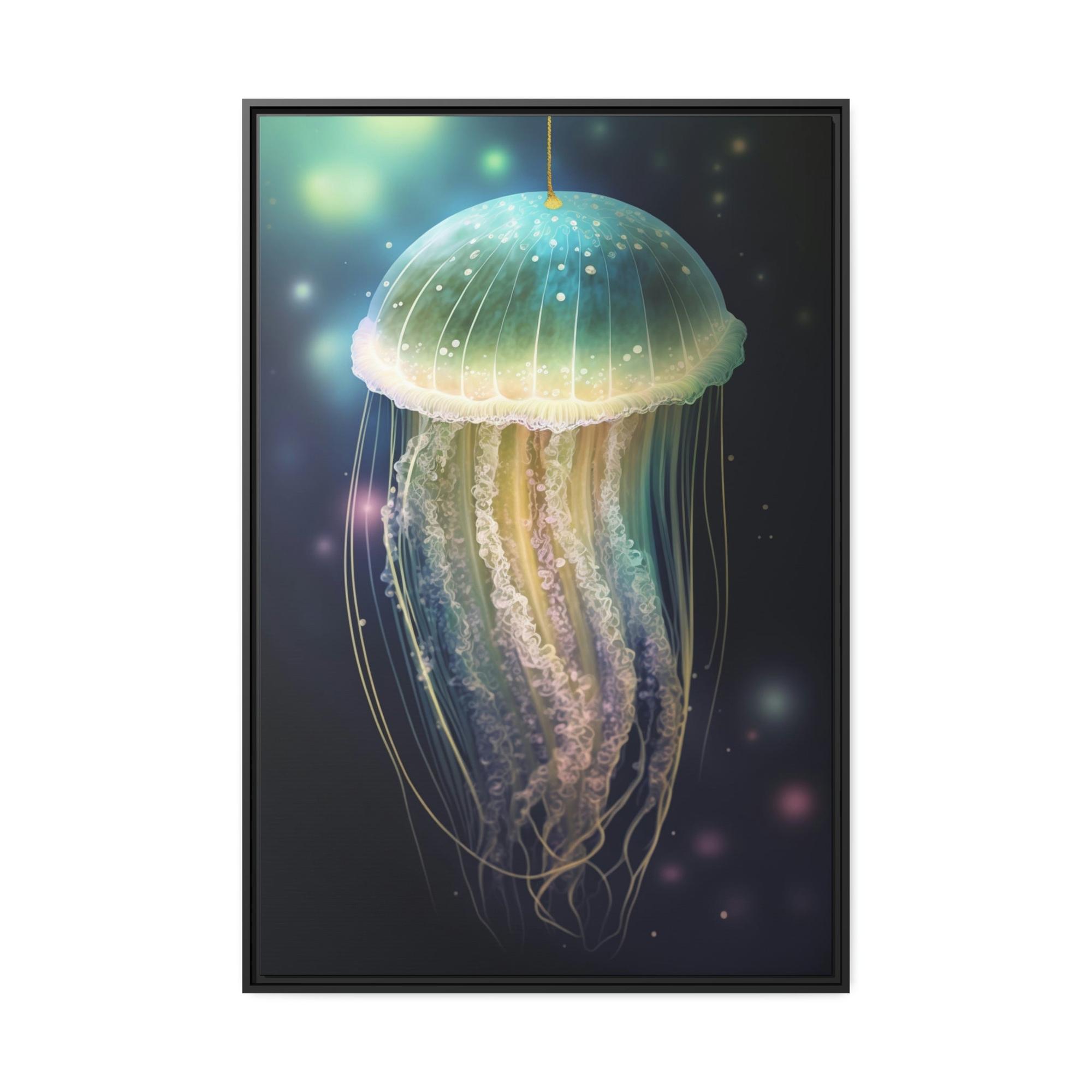 undefined Jellyfish Dreams: Natural Canvas & Poster Masterpiece of Underwater Life