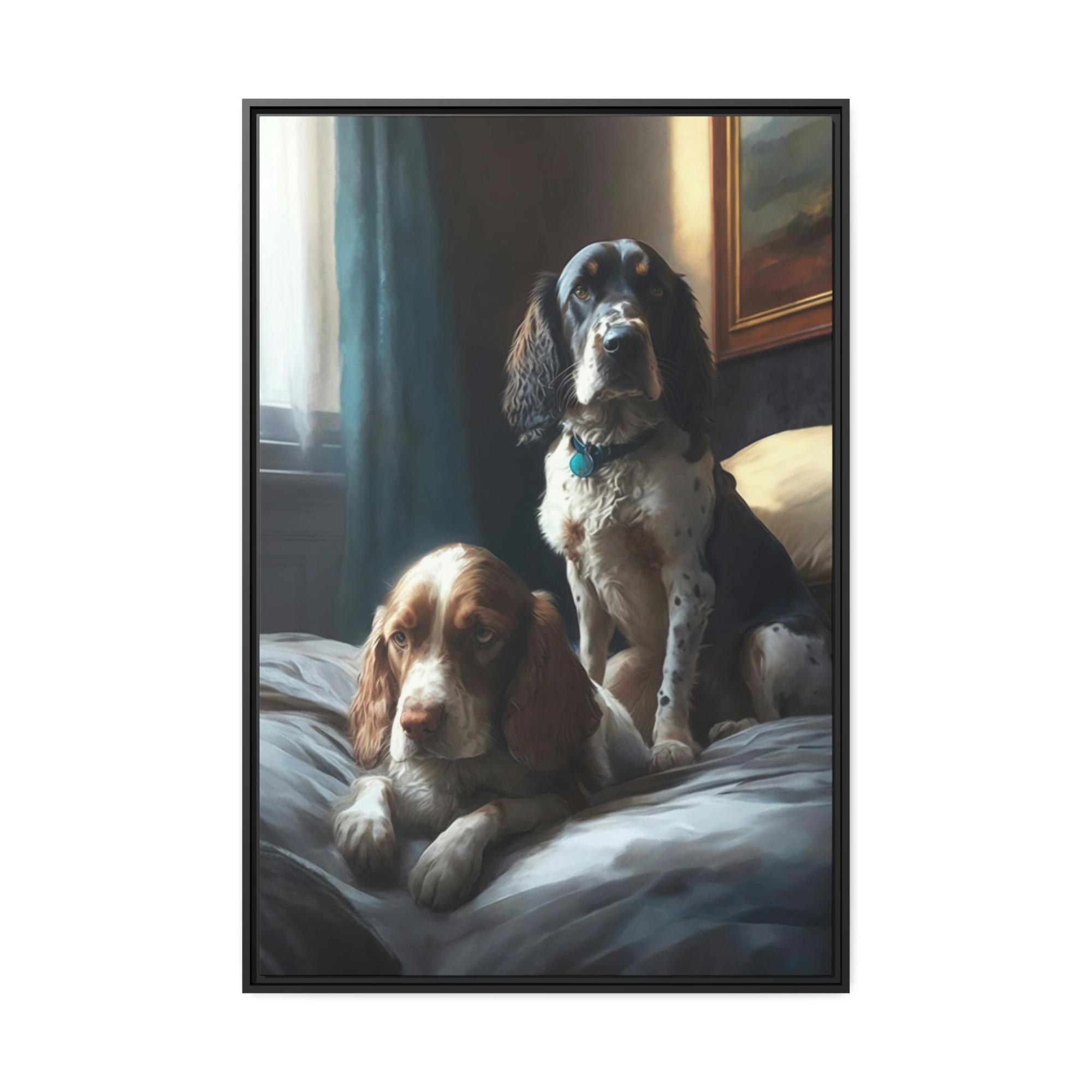 Dogs A Dog's Best Friend: Loyalty on Canvas