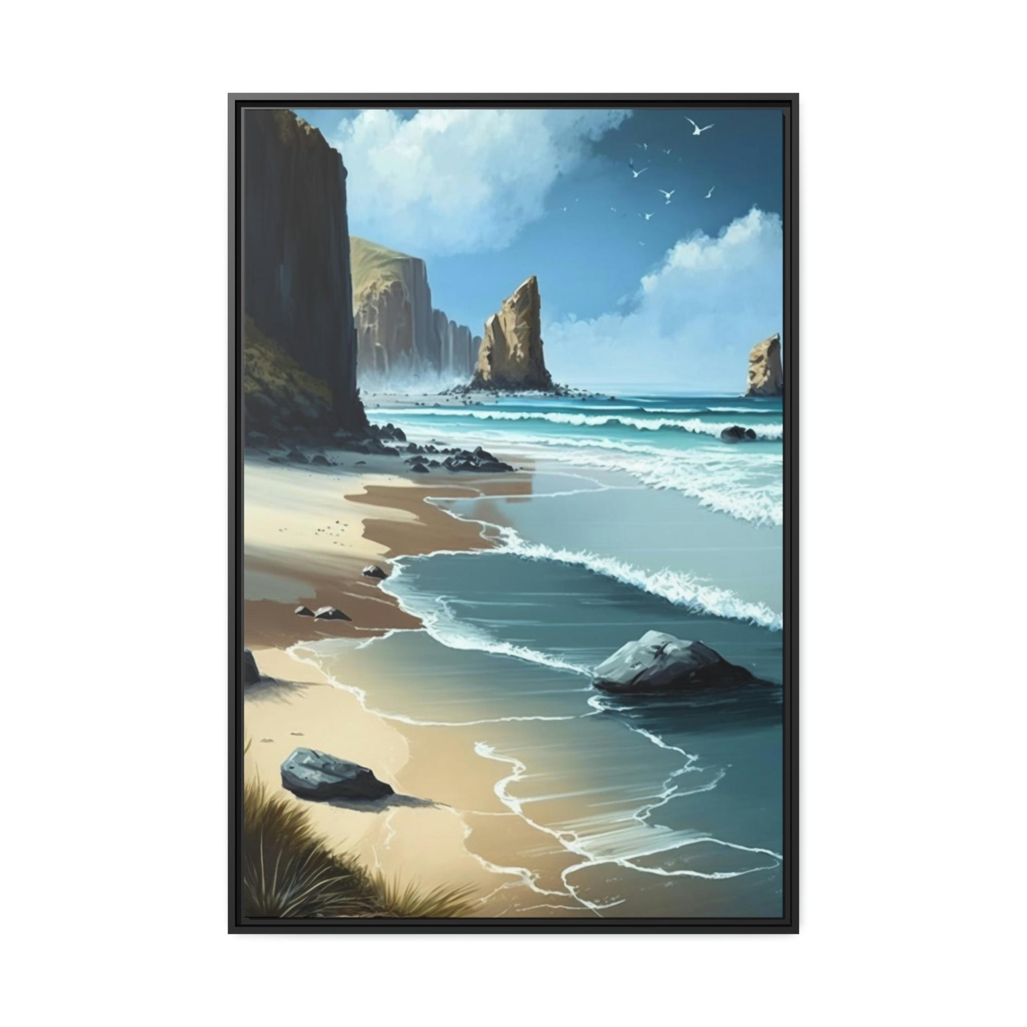 Coastal The Coastal Dream: Printed Poster & Canvas of Coastal Landscape