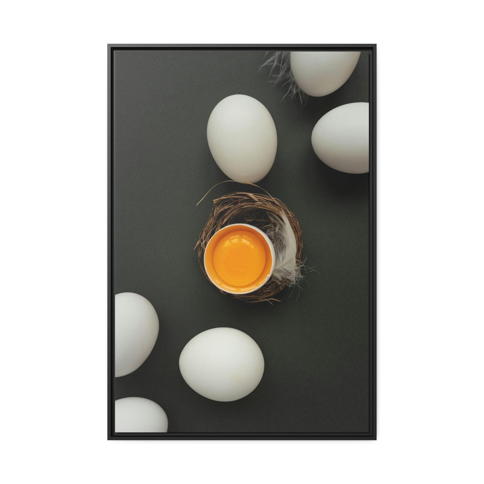 undefined Eggshells and Sunbeams: A Still Life