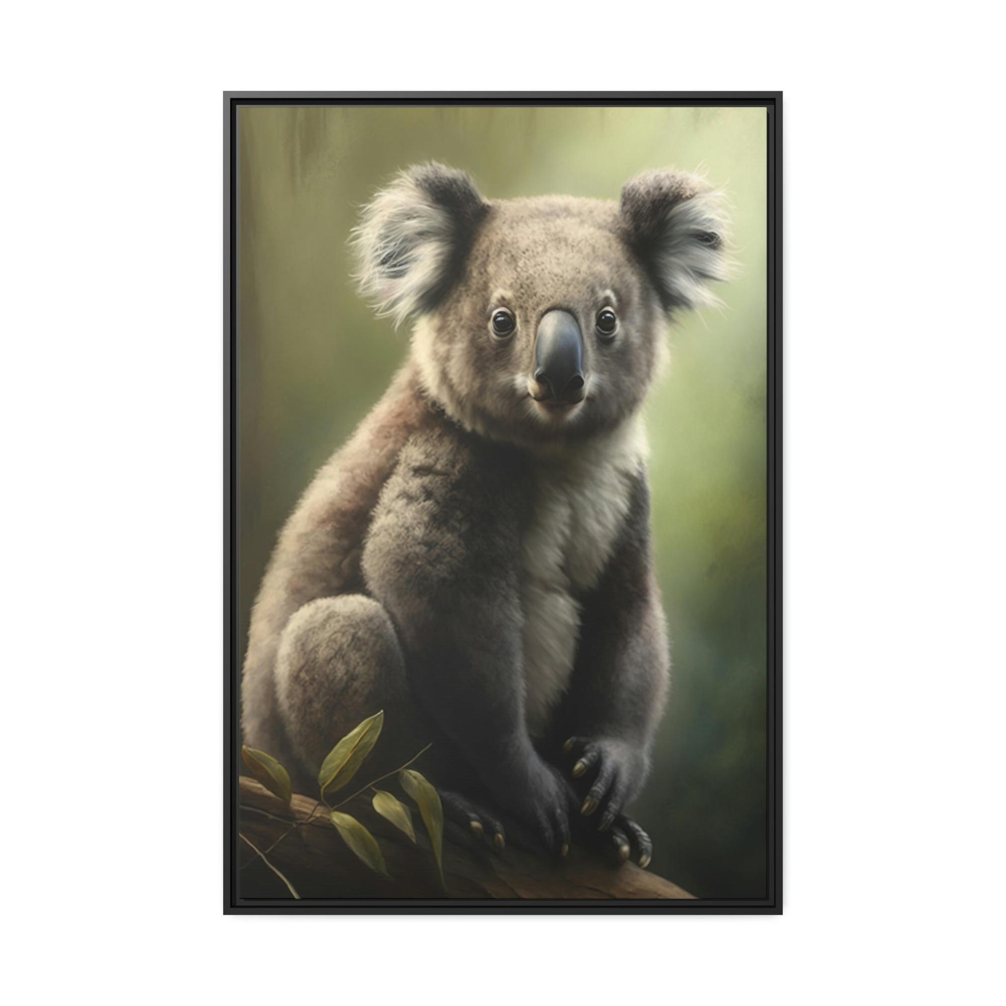 Koalas Koala Love: A Whimsical and Colorful Painting on Canvas