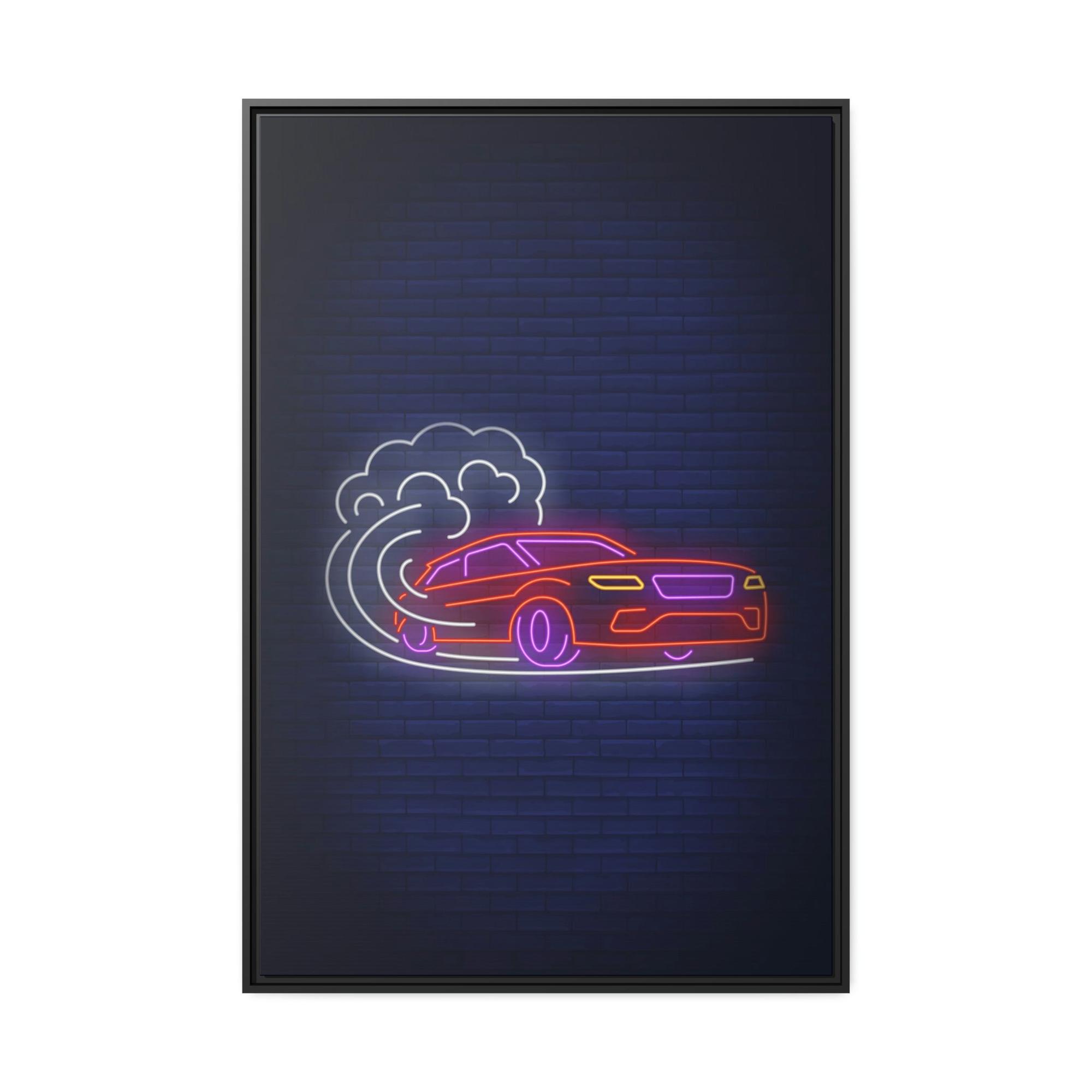 Neon Enchanted by Neon Nights: Premium Canvas Prints for Exquisite Wall Decor
