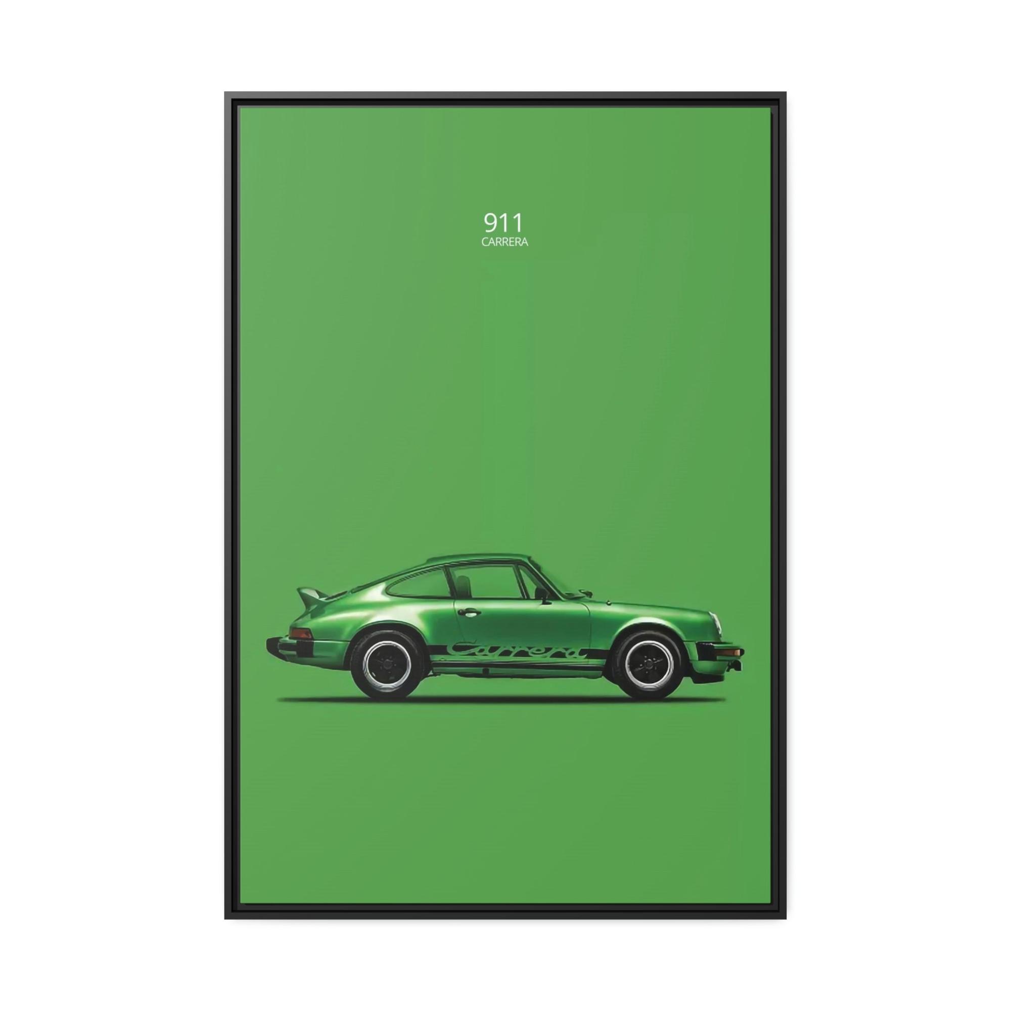 Porsche Classic Porsche: Vintage Wall Art on Natural Canvas & Poster
