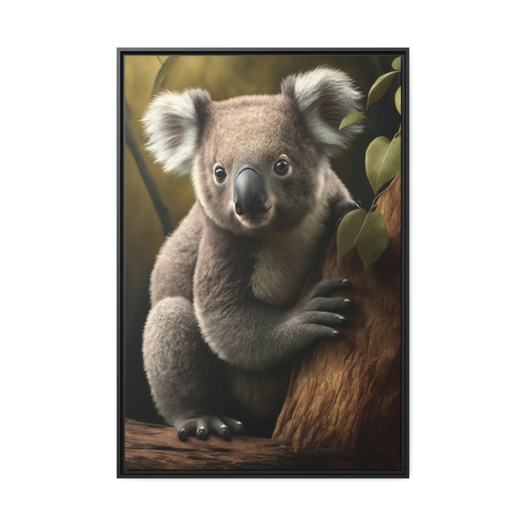 undefined Eucalyptus Dreams: A Stunning and Relaxing Koala Painting on Canvas