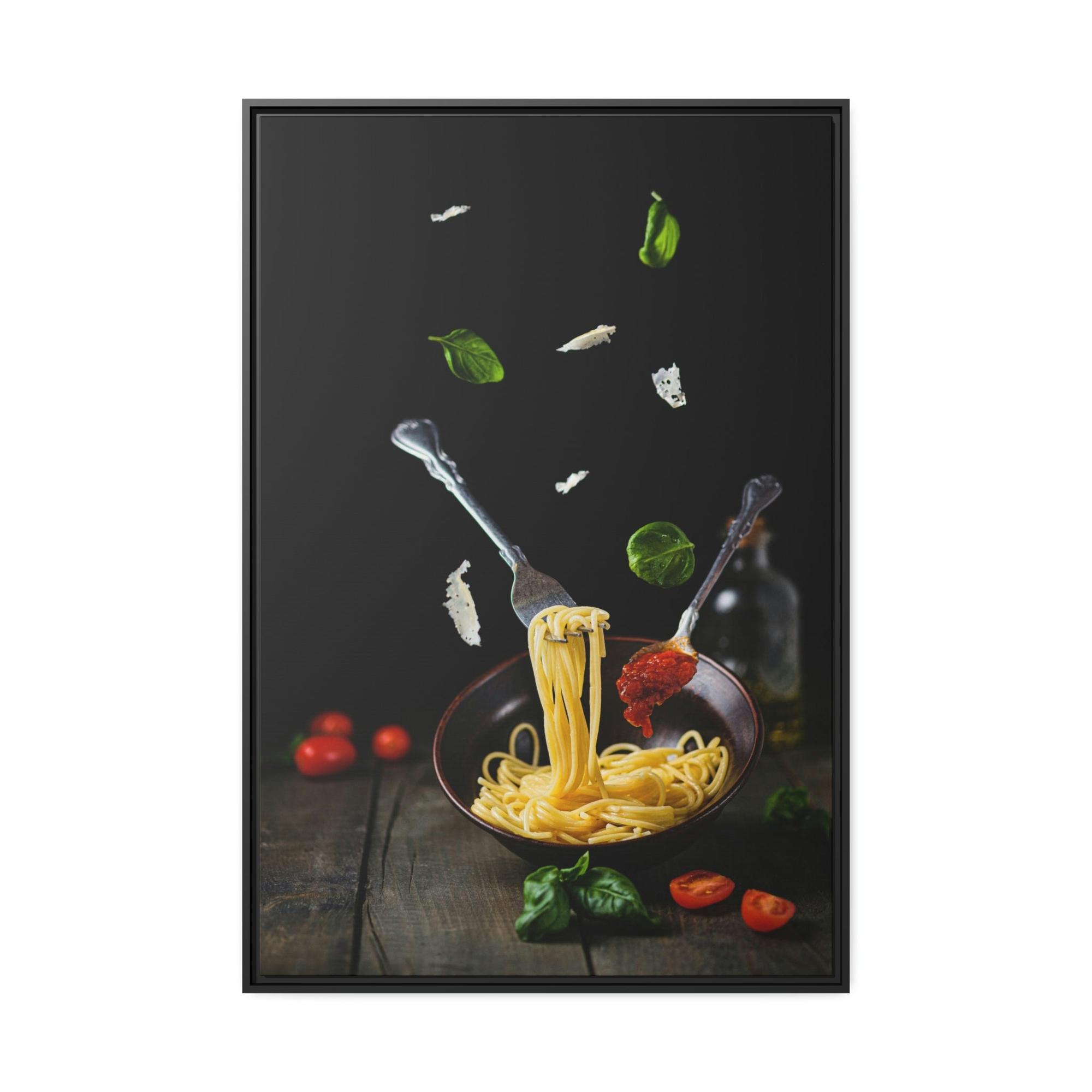 Pasta Pasta Passion: Artistic Framed Canvas Prints for Your Kitchen