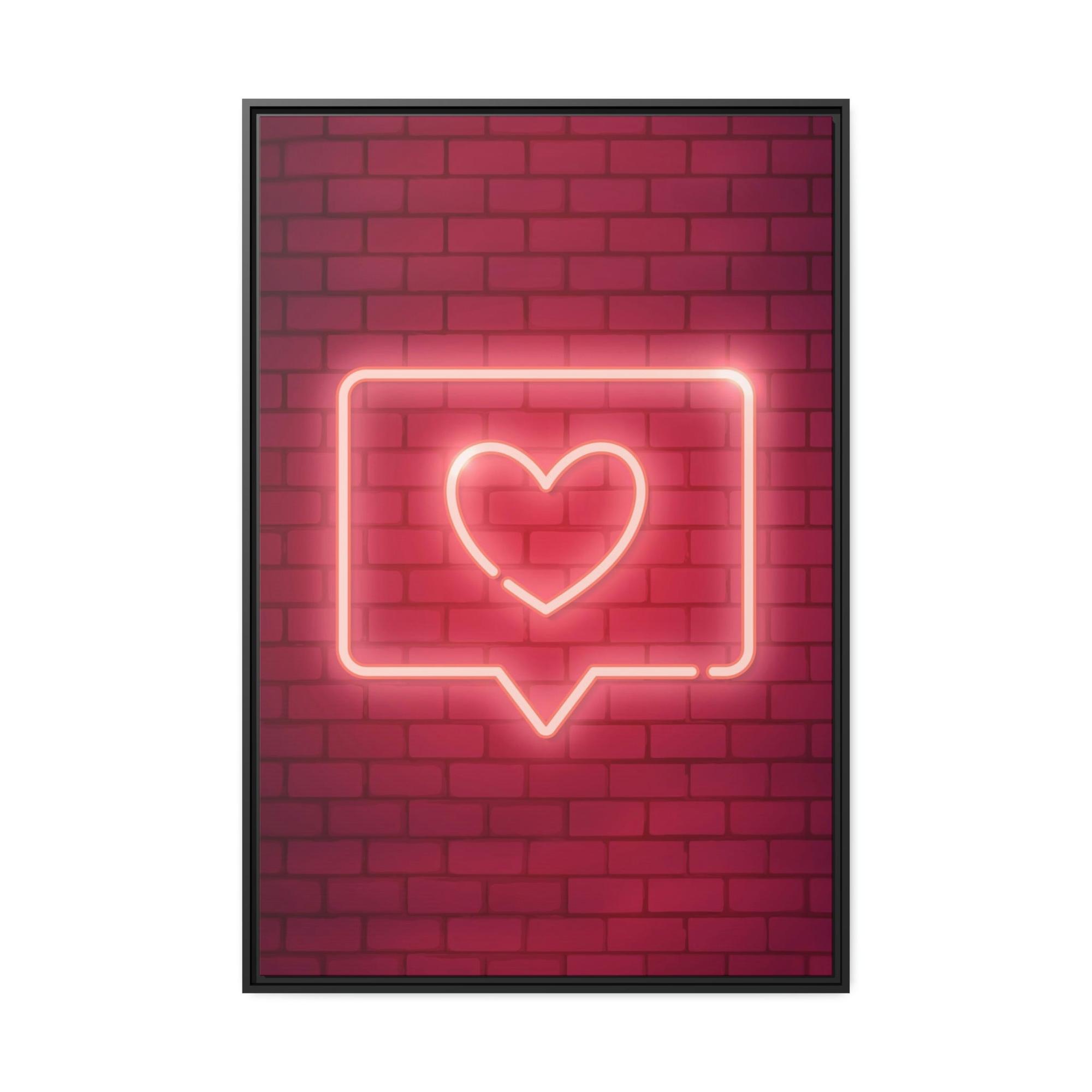 undefined Neon Radiance Revealed: Stunning Wall Art on Natural Canvas and Framed Prints