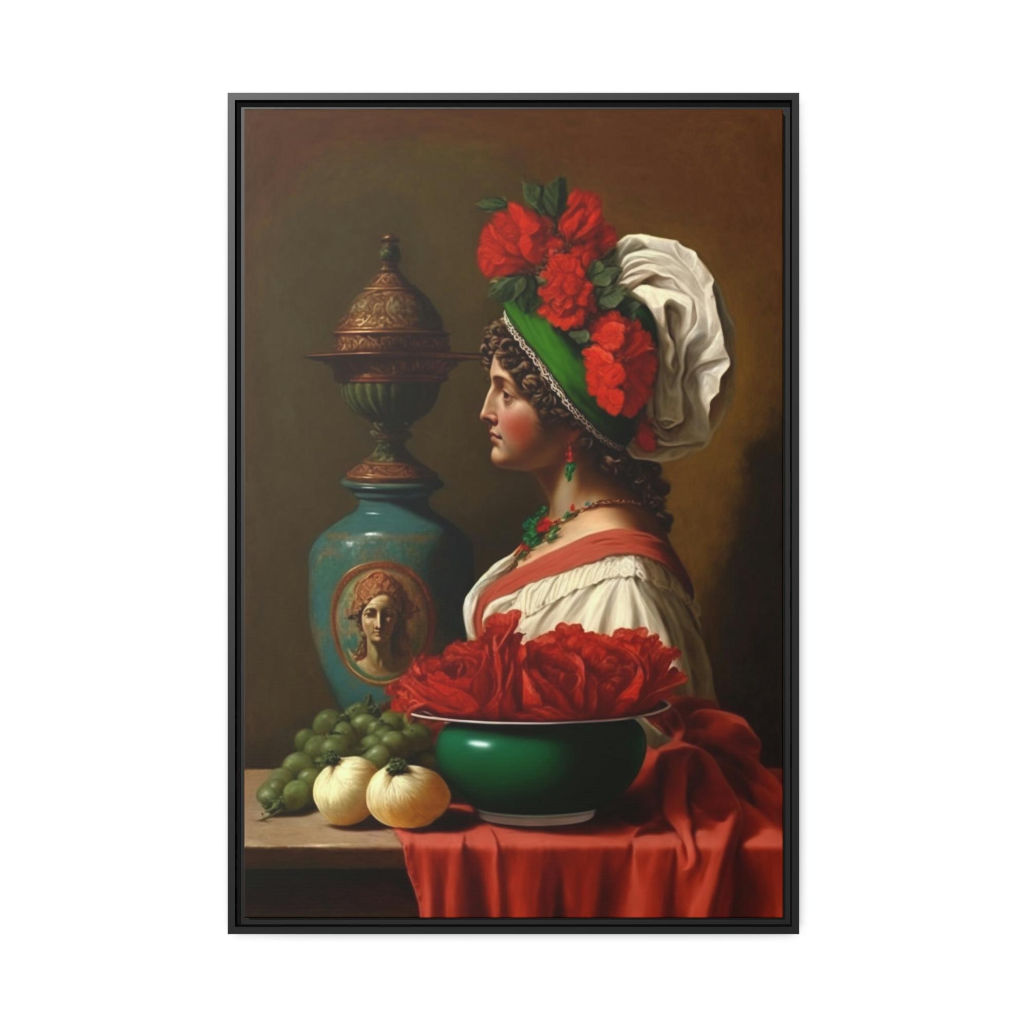 Italian Sophisticated Italian: Poster & Canvas Art Print of Classy Italian Women